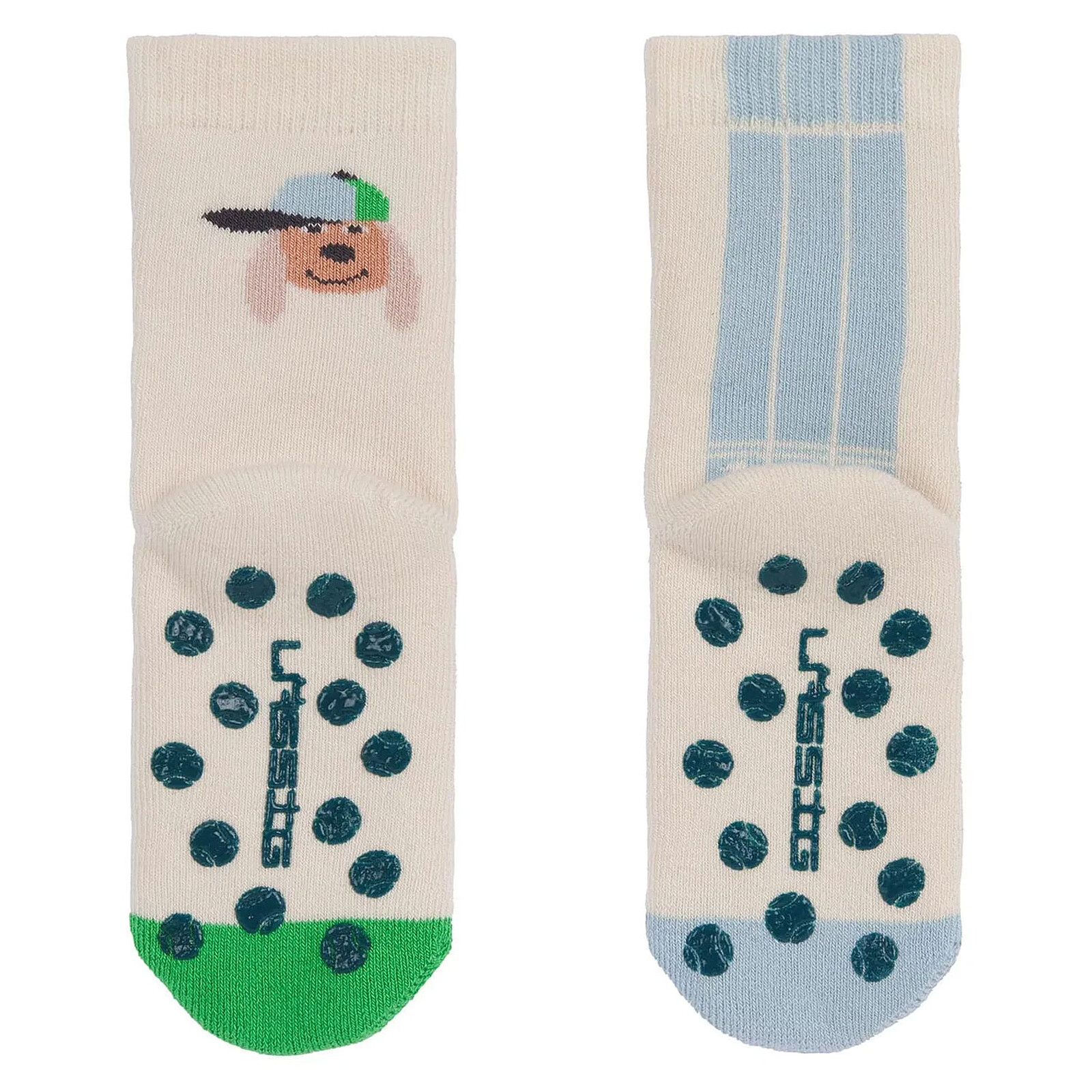 Lot de 2 Paires de Chaussettes Antidérapantes Chien - 23/26 LÄSSIG