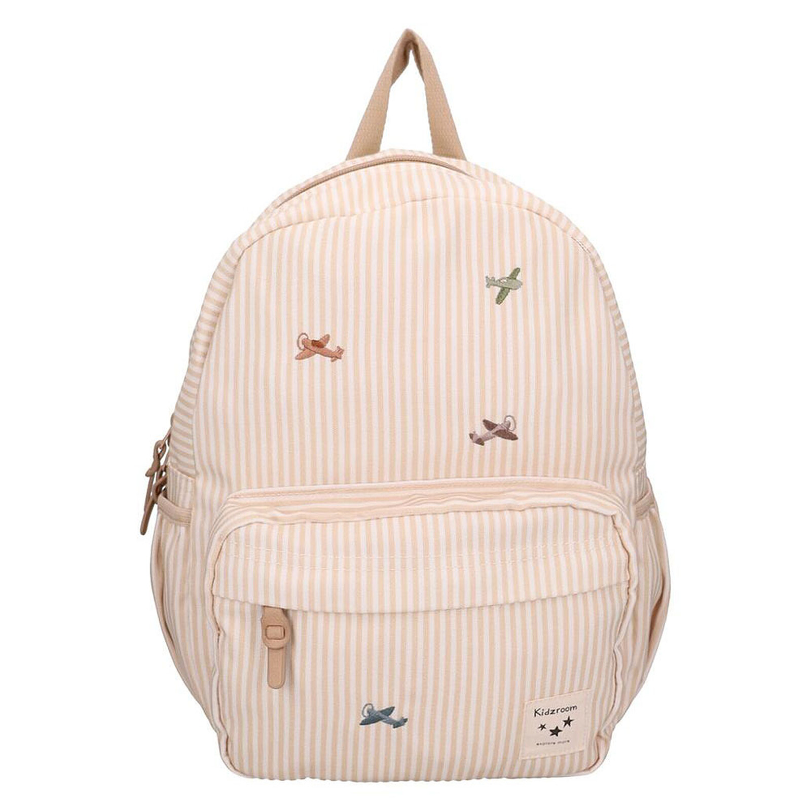 Sac à Dos Nostalgia - Rayures Avions Beige Kidzroom