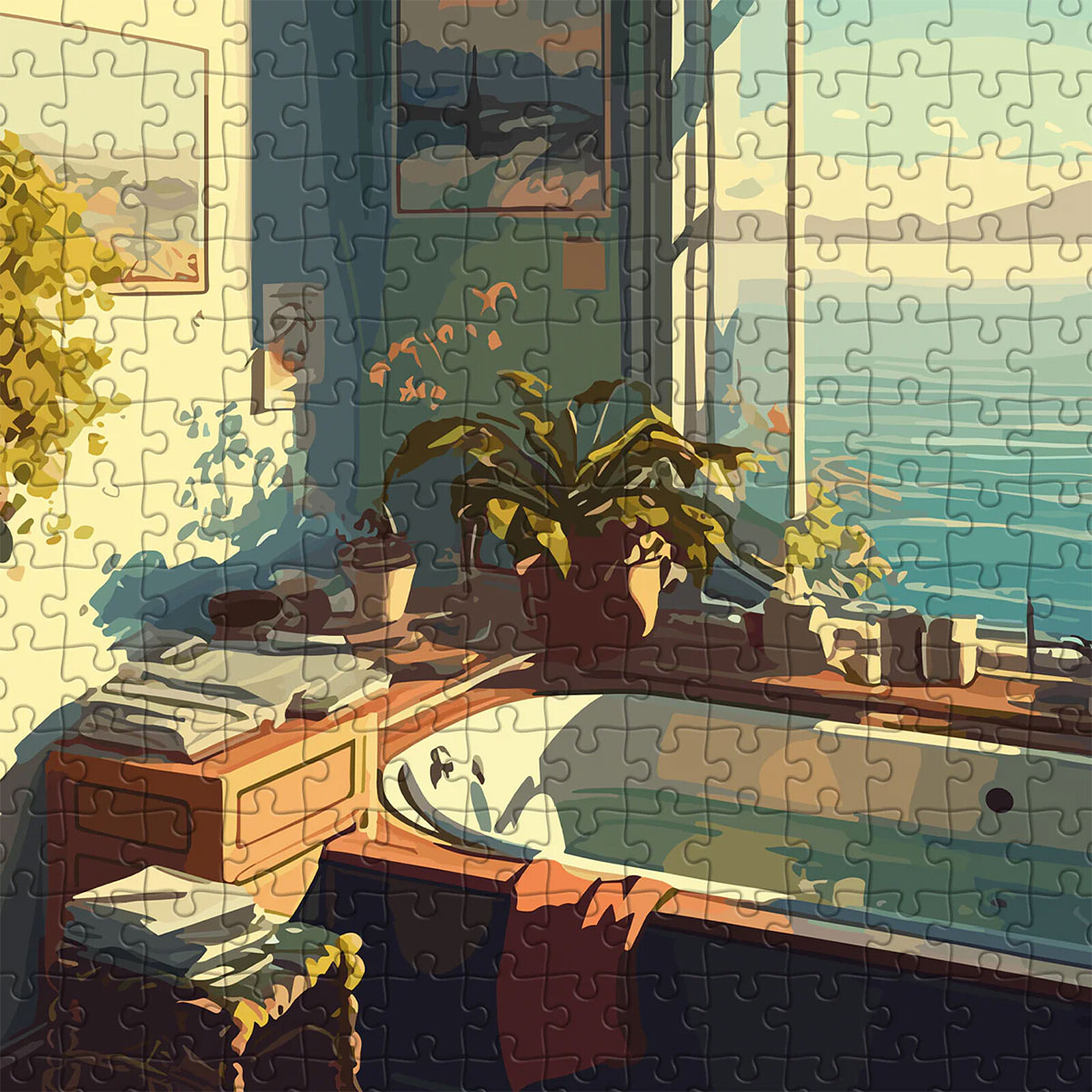 Puzzle Bain Voyons ! Piece & Love