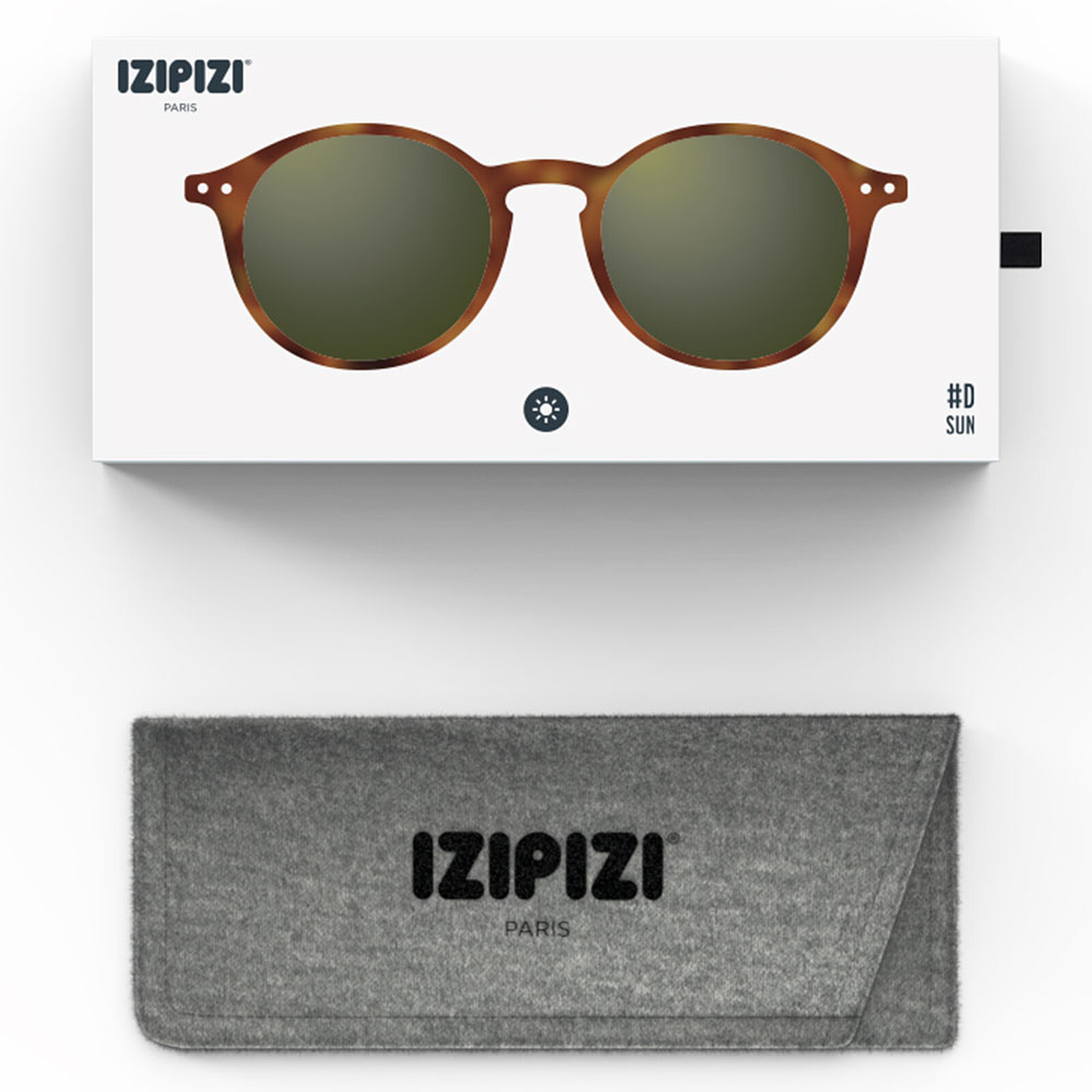 Lunettes de Soleil Adulte #D - Havane pas cher