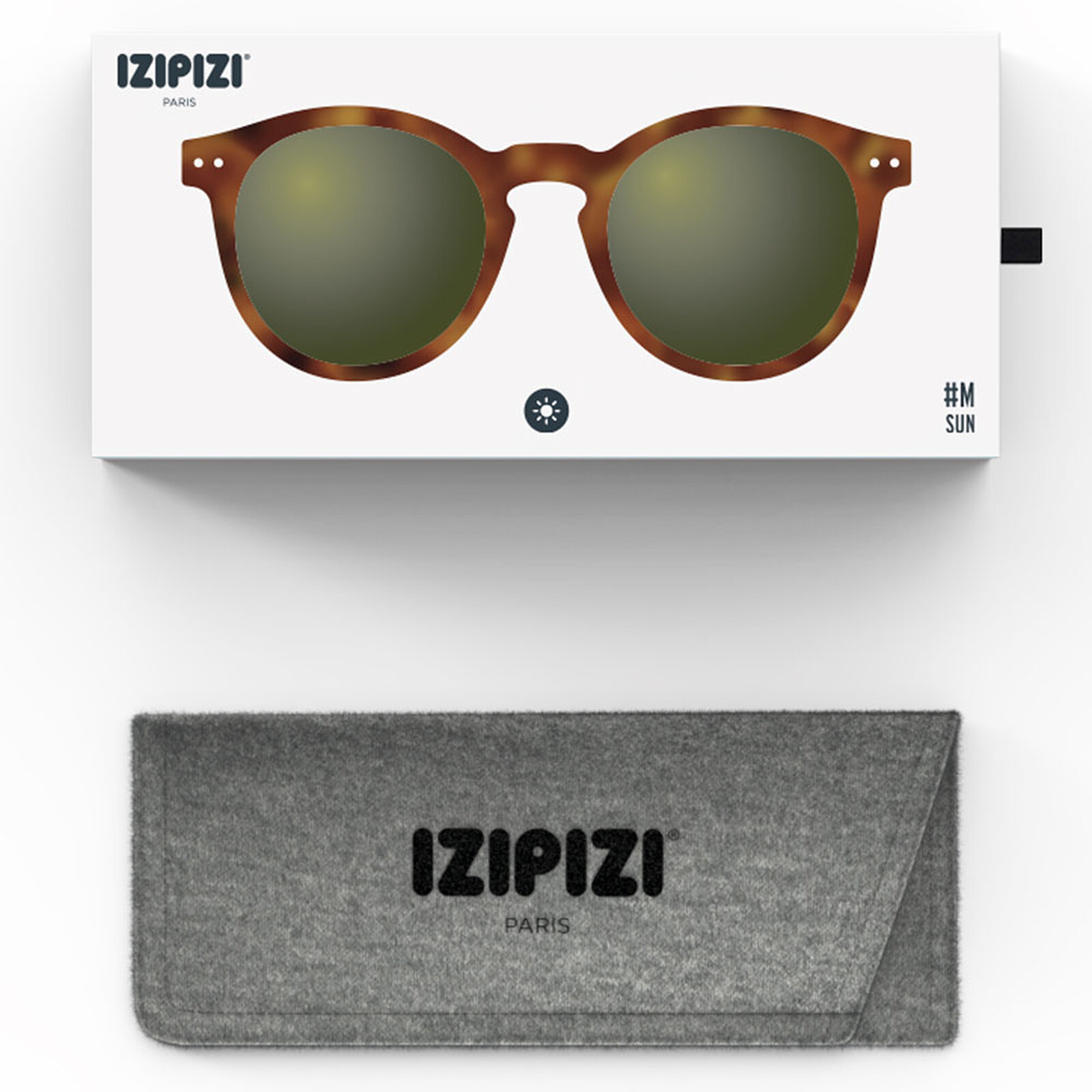 Lunettes de Soleil Adulte #M - Havane pas cher