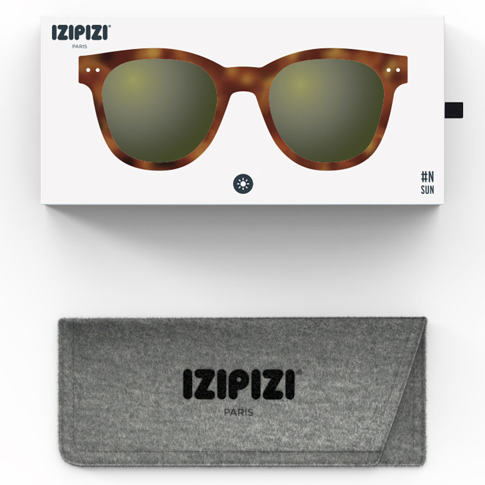 Lunettes de Soleil Adulte #N - Havane pas cher