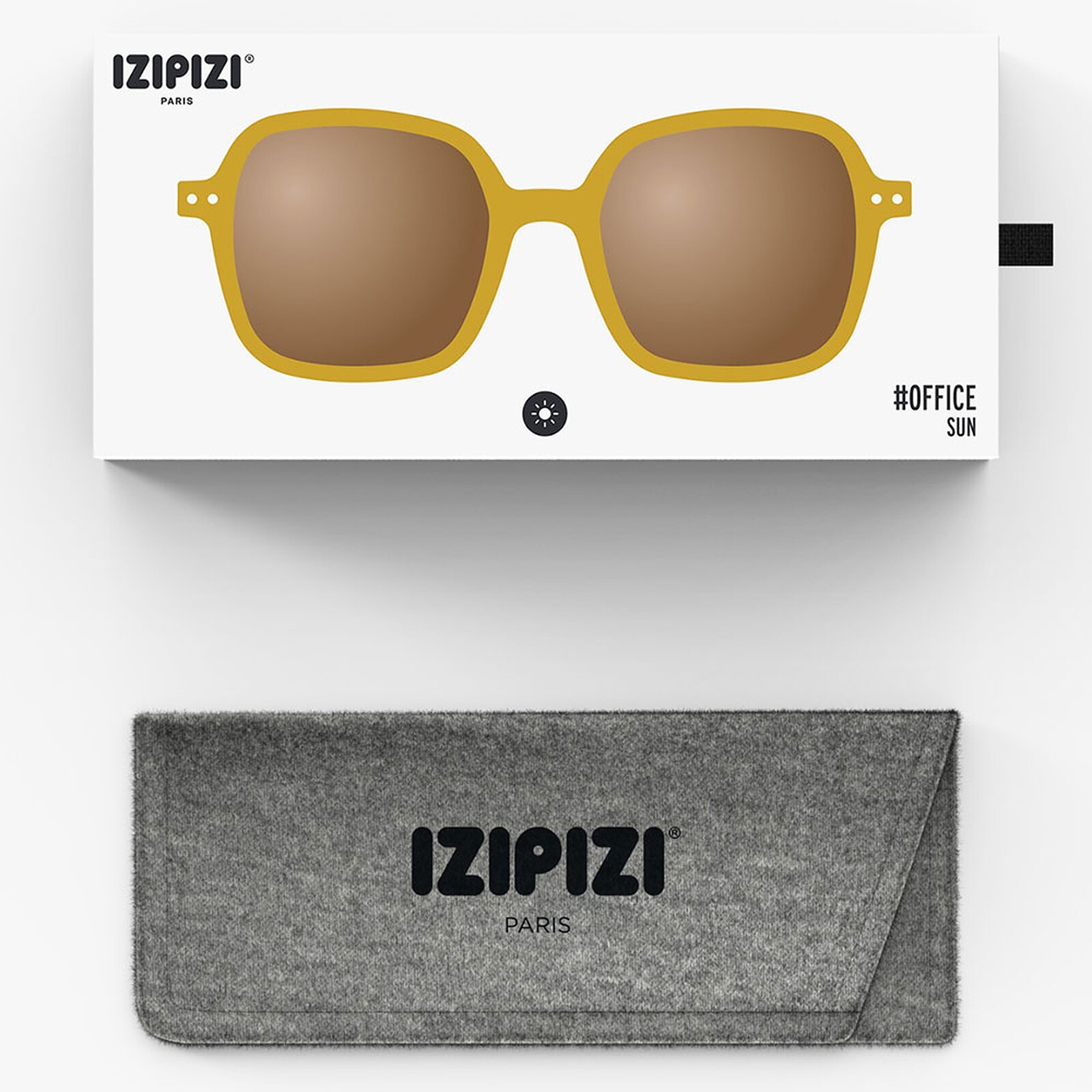 Lunettes de Soleil Adulte #Office - Golden Green pas cher