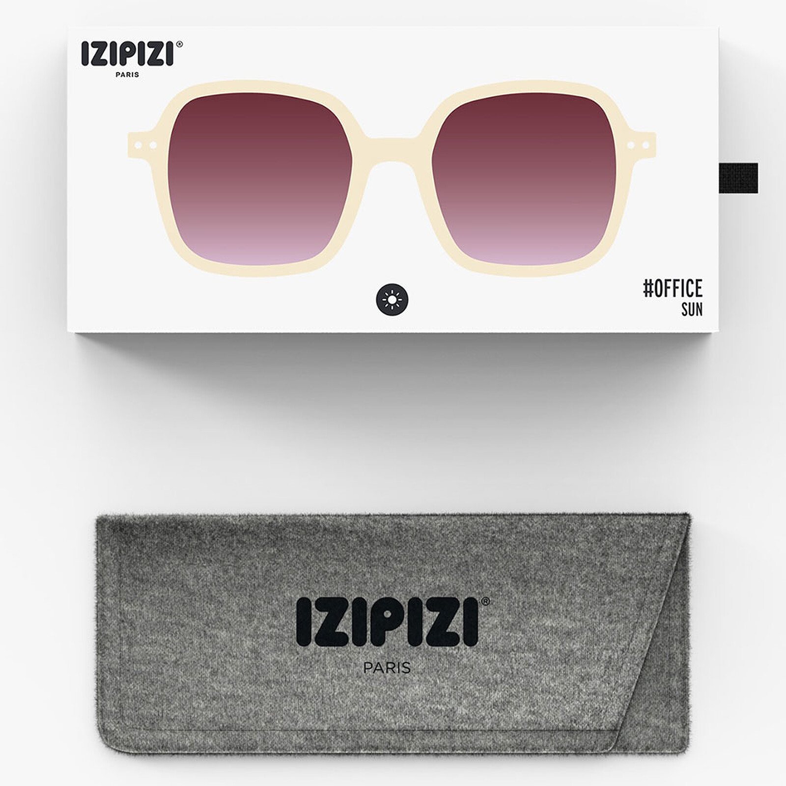 Lunettes de Soleil Adulte #Office - Vintage Cream pas cher