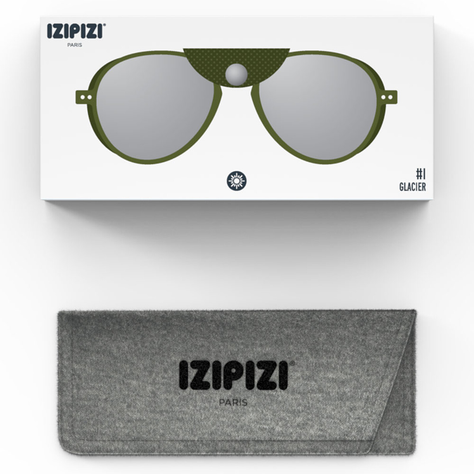 Achat Lunettes de Soleil Adulte Glacier #I - Kaki Green