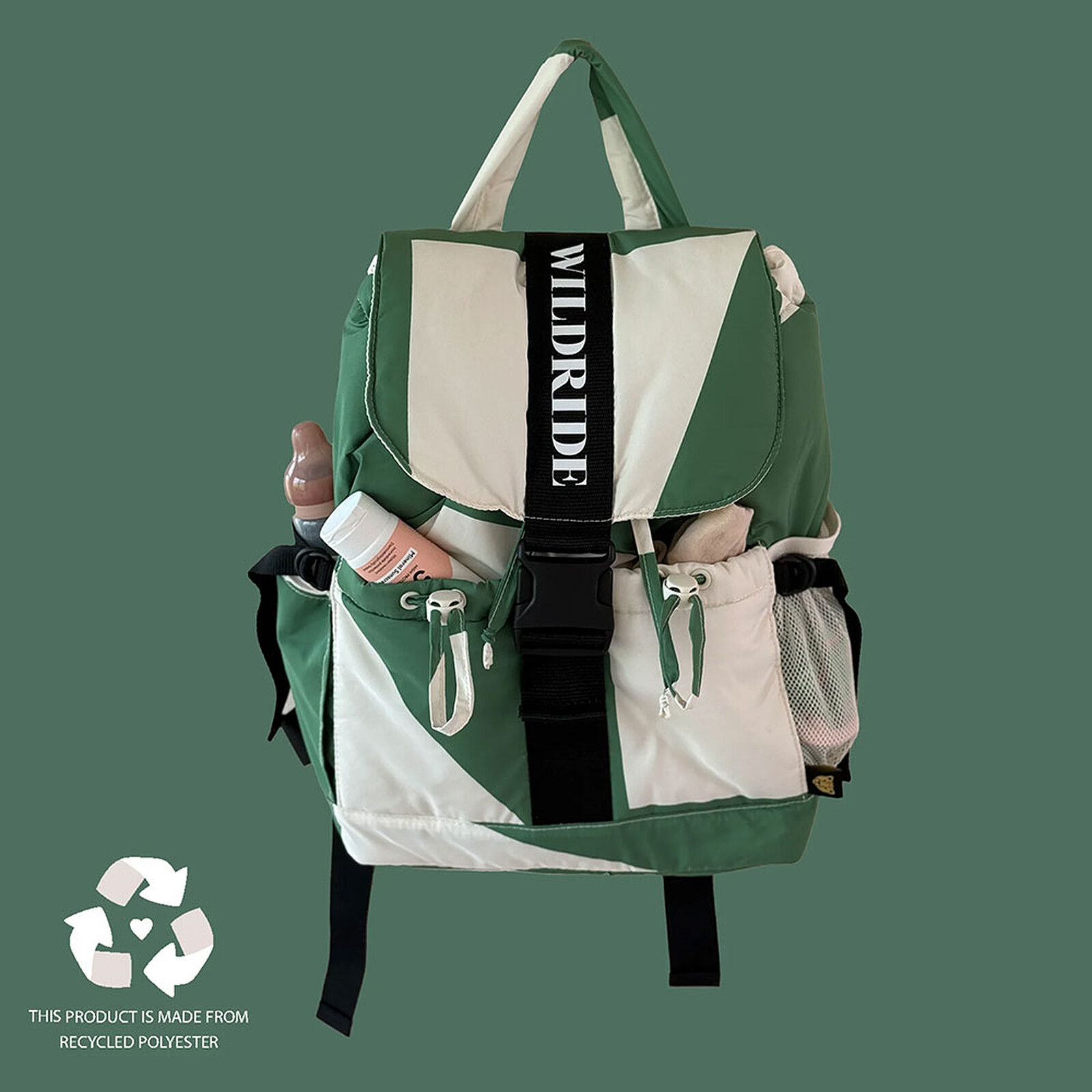 Sac à Dos à Langer - Green Graphique Wildride