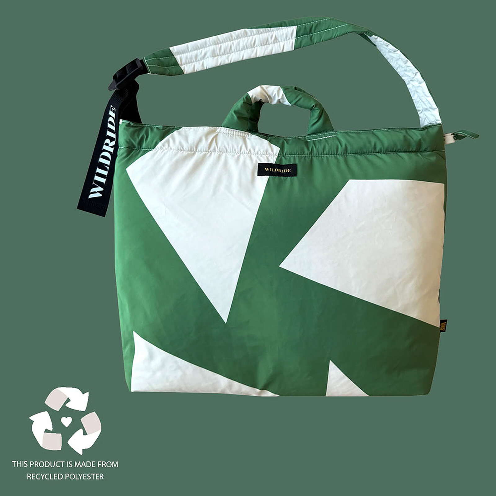 Sac à Langer Epaule - Green Graphique Wildride