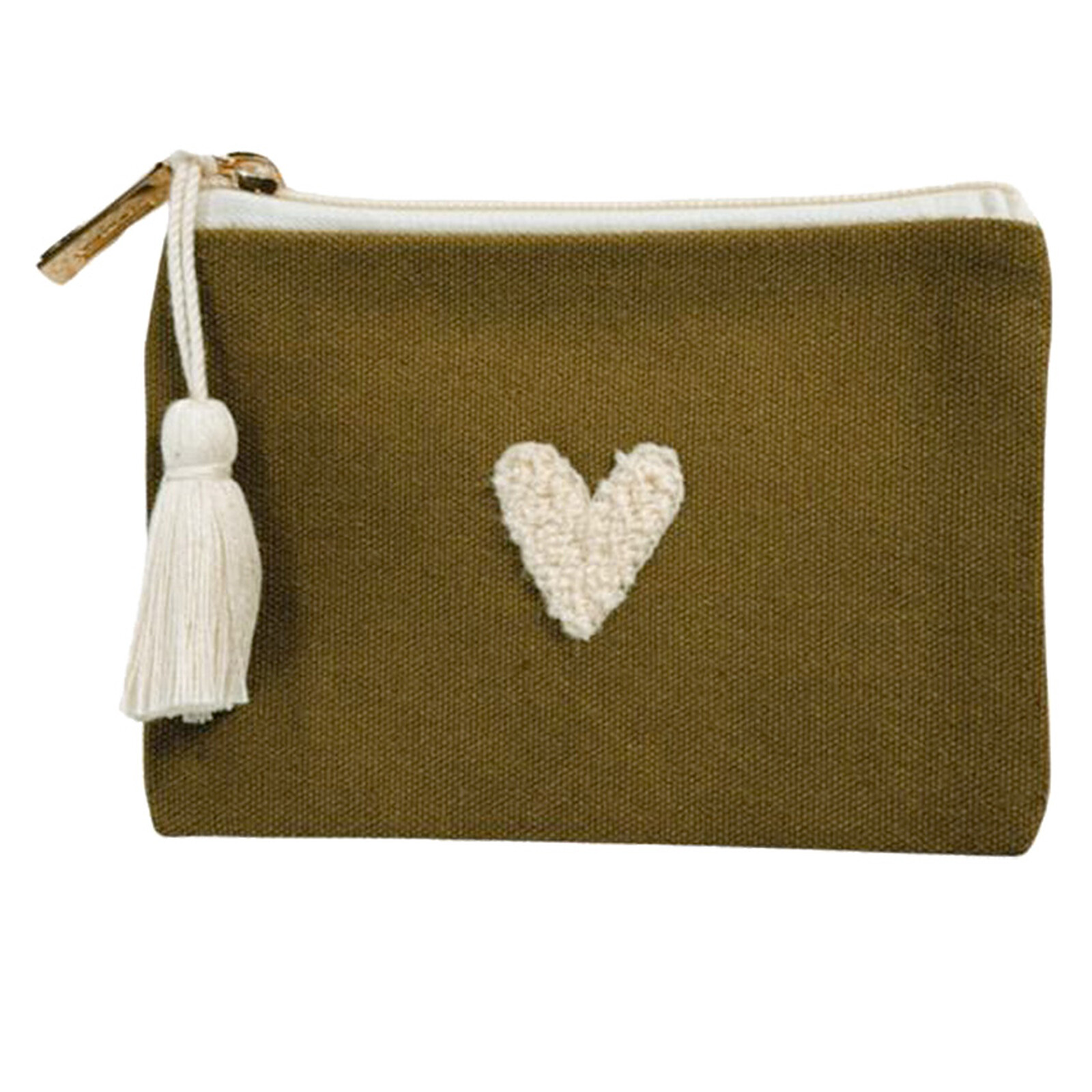 Porte-monnaie Love - Olive Zakuw