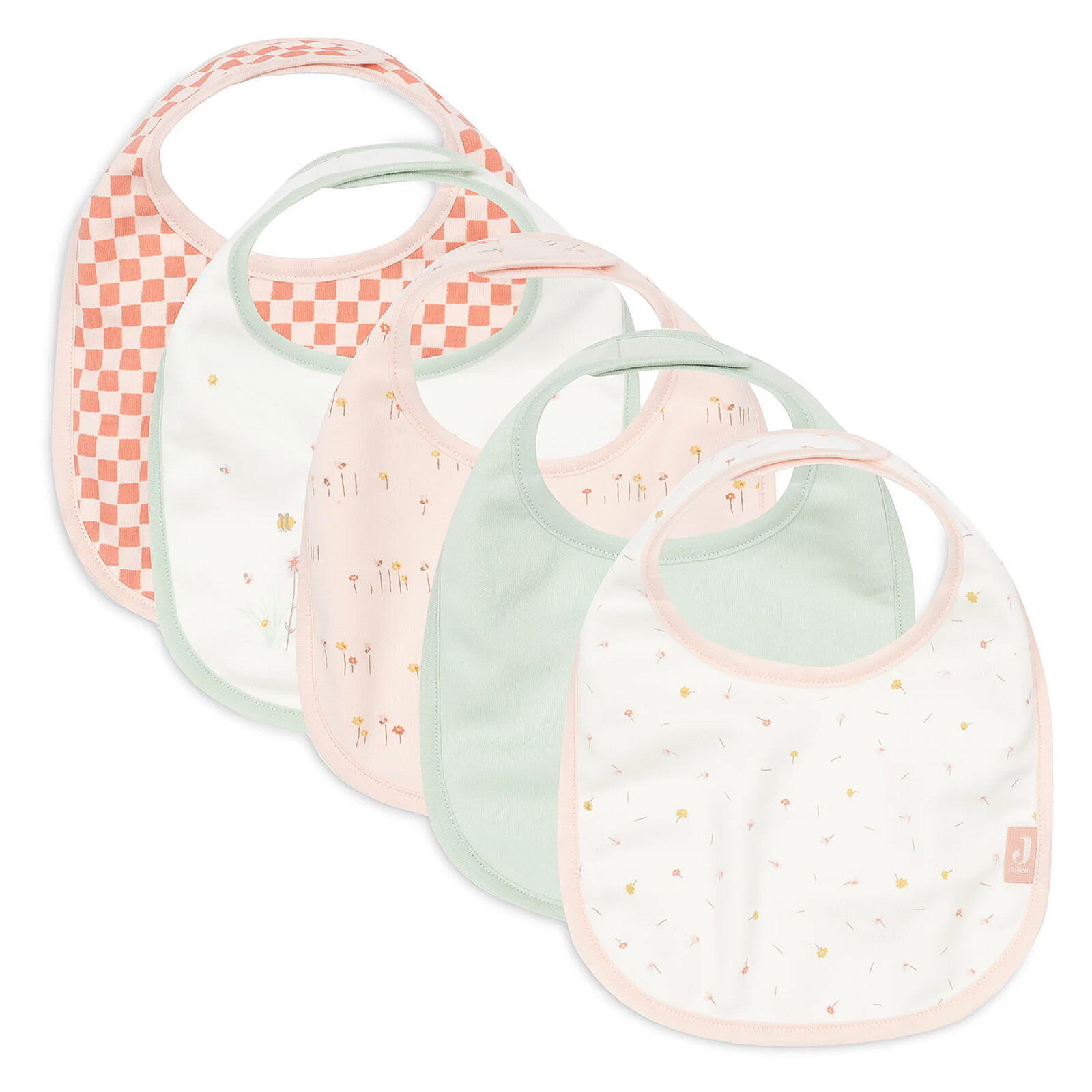 Lot de 5 Bavoirs Imperméables - Pretty Picnic Jollein