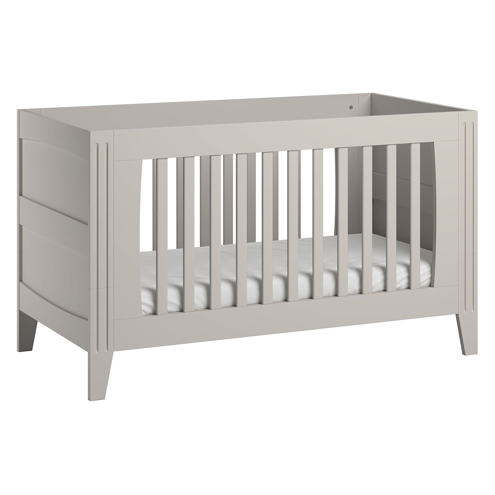Lit Bébé Evolutif Milenne Sand Beige - 70 x 140 cm Vox Meubles
