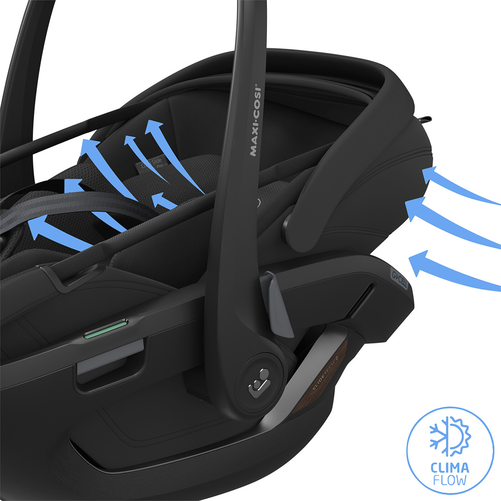 Avis Siège Auto Coral Slide Pro i-Size Groupe 0+ - Onyx Black