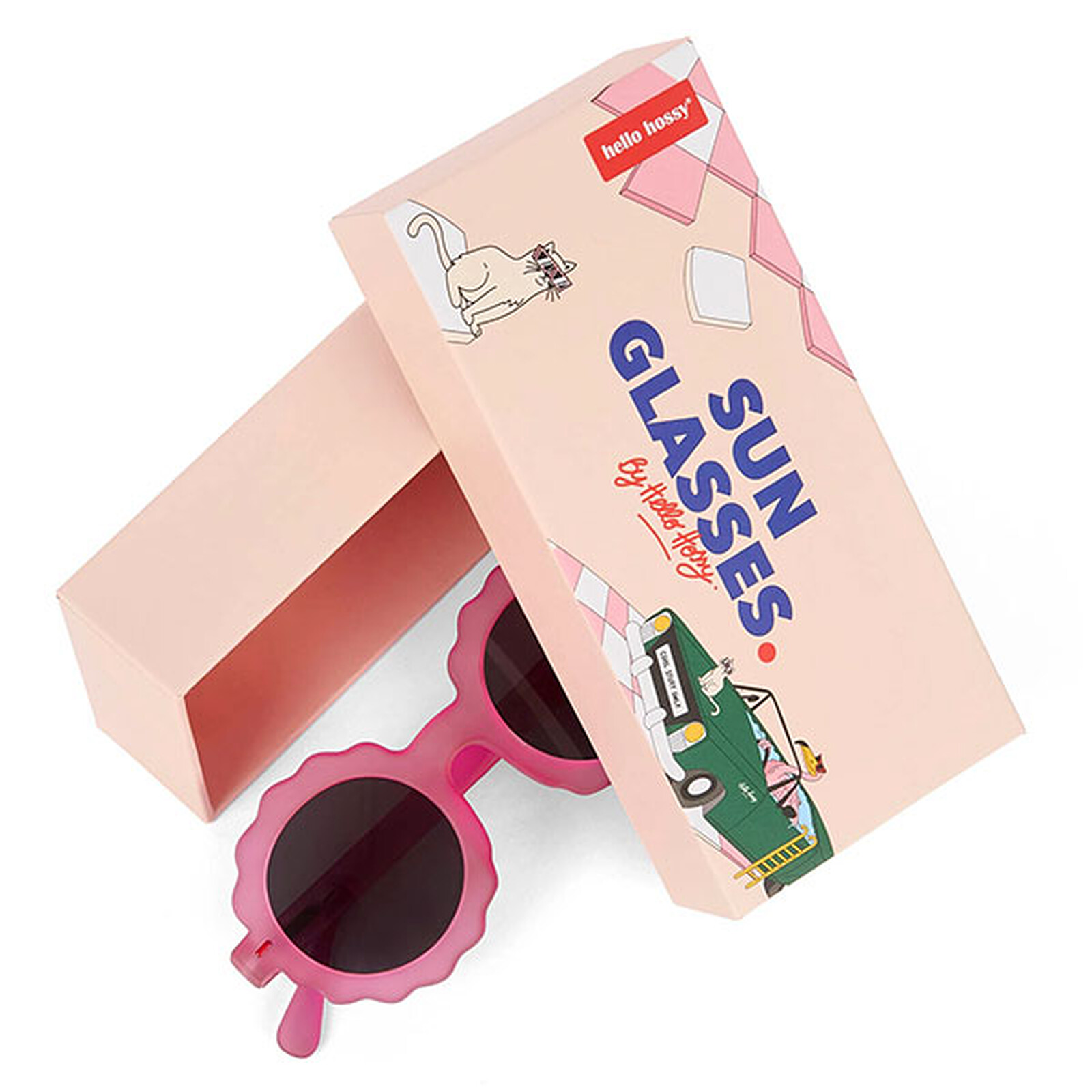 Lunettes de Soleil Chamy Fuchsia - 5/8 Ans  pas cher