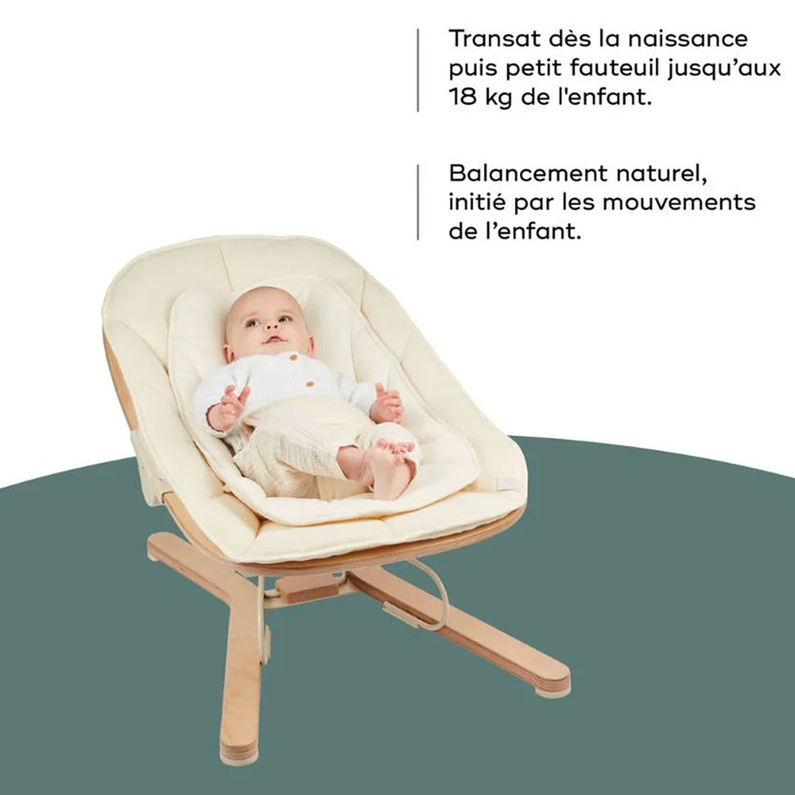 Transat Swoon Flow - Beige Babymoov