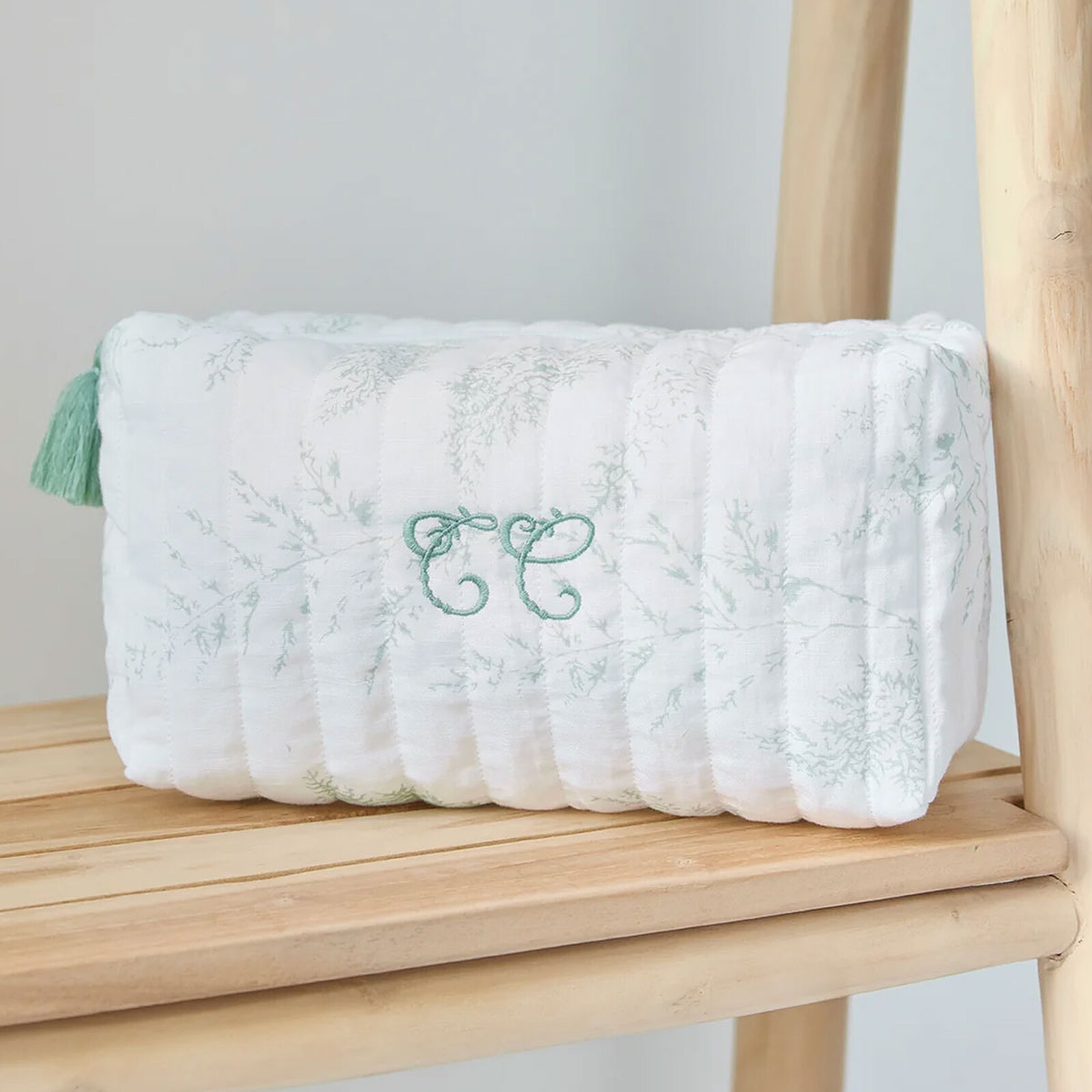 Trousse de Toilette - Feuillage Vert Tartine et Chocolat