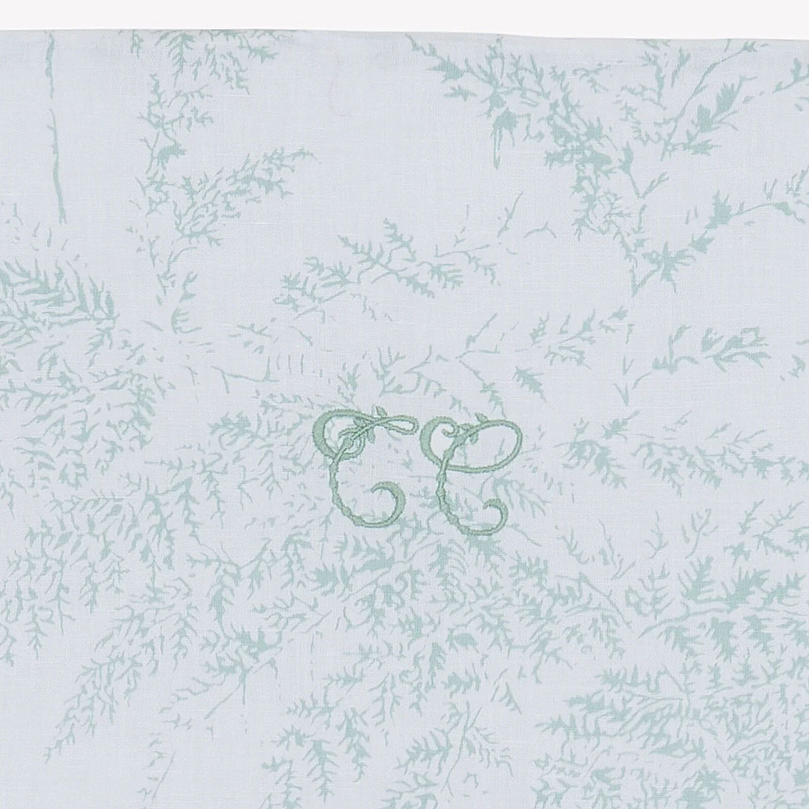 Plaid Réversible - Feuillage Vert Tartine et Chocolat