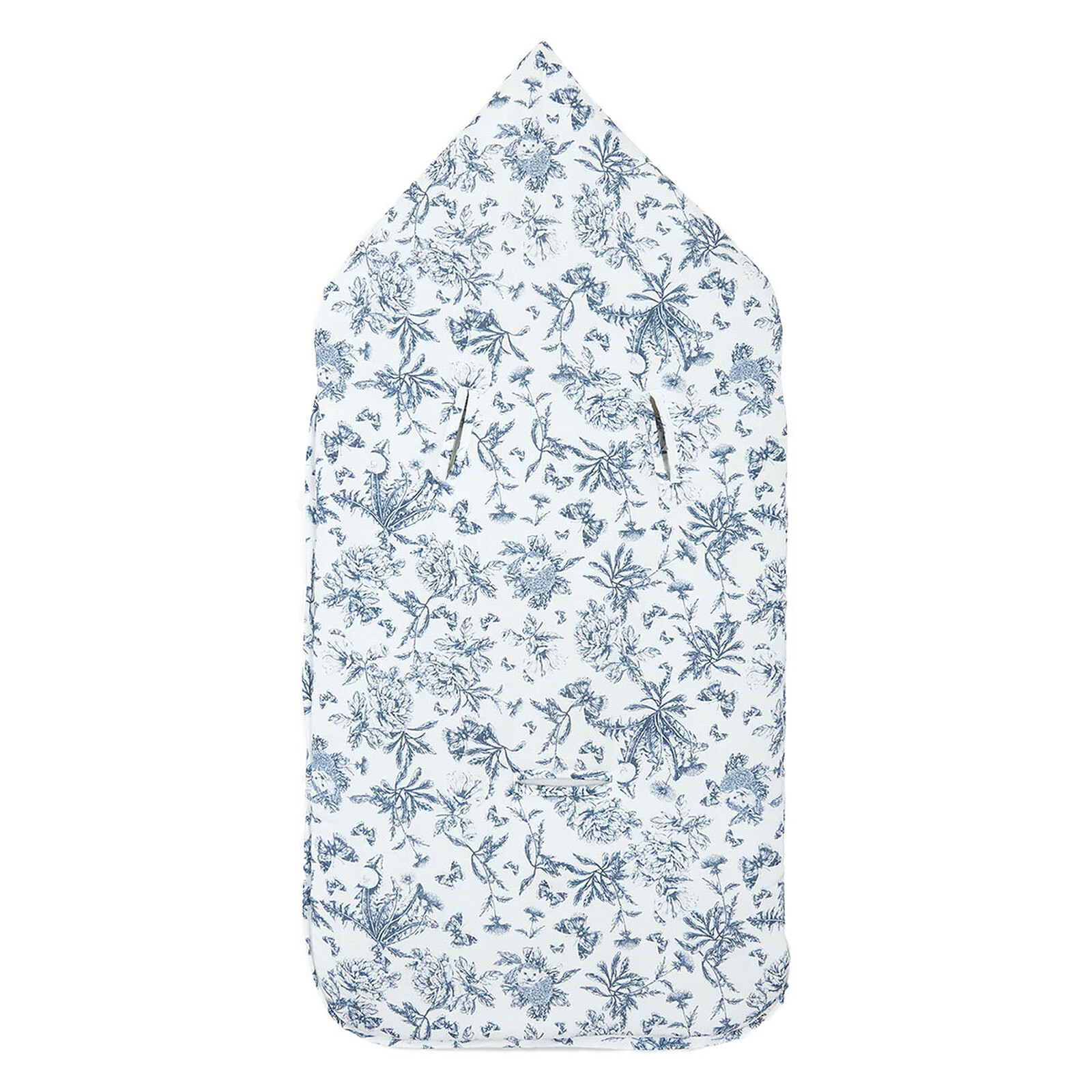 Nid d'Ange - Toile de Jouy Bleu Tartine et Chocolat