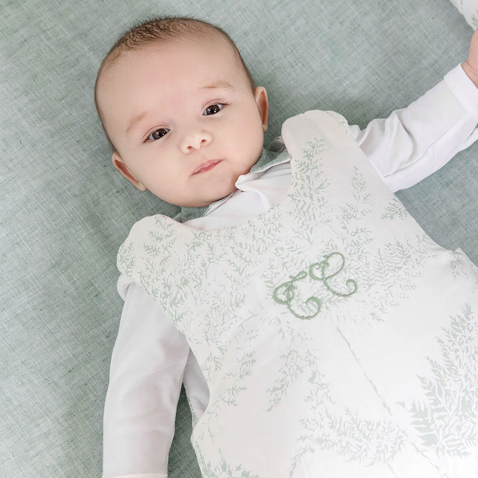 Gigoteuse Mi-saison Feuillage Vert - 0/6 Mois Tartine et Chocolat