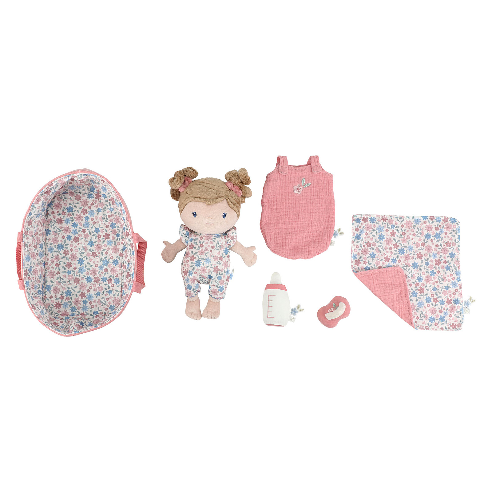 Achat Set Couffin et Poupon Bébé Rosa