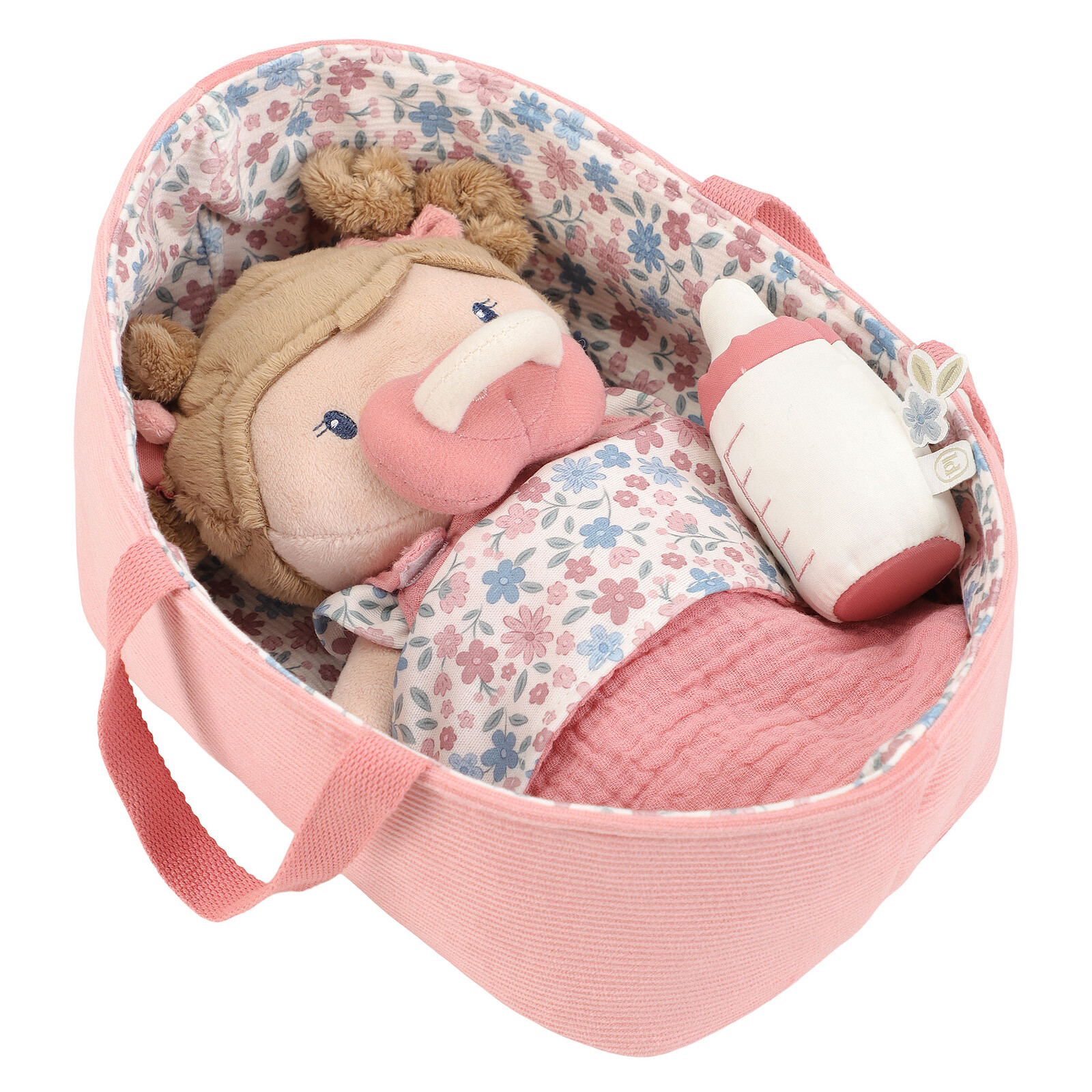 Set Couffin et Poupon Bébé Rosa Little Dutch