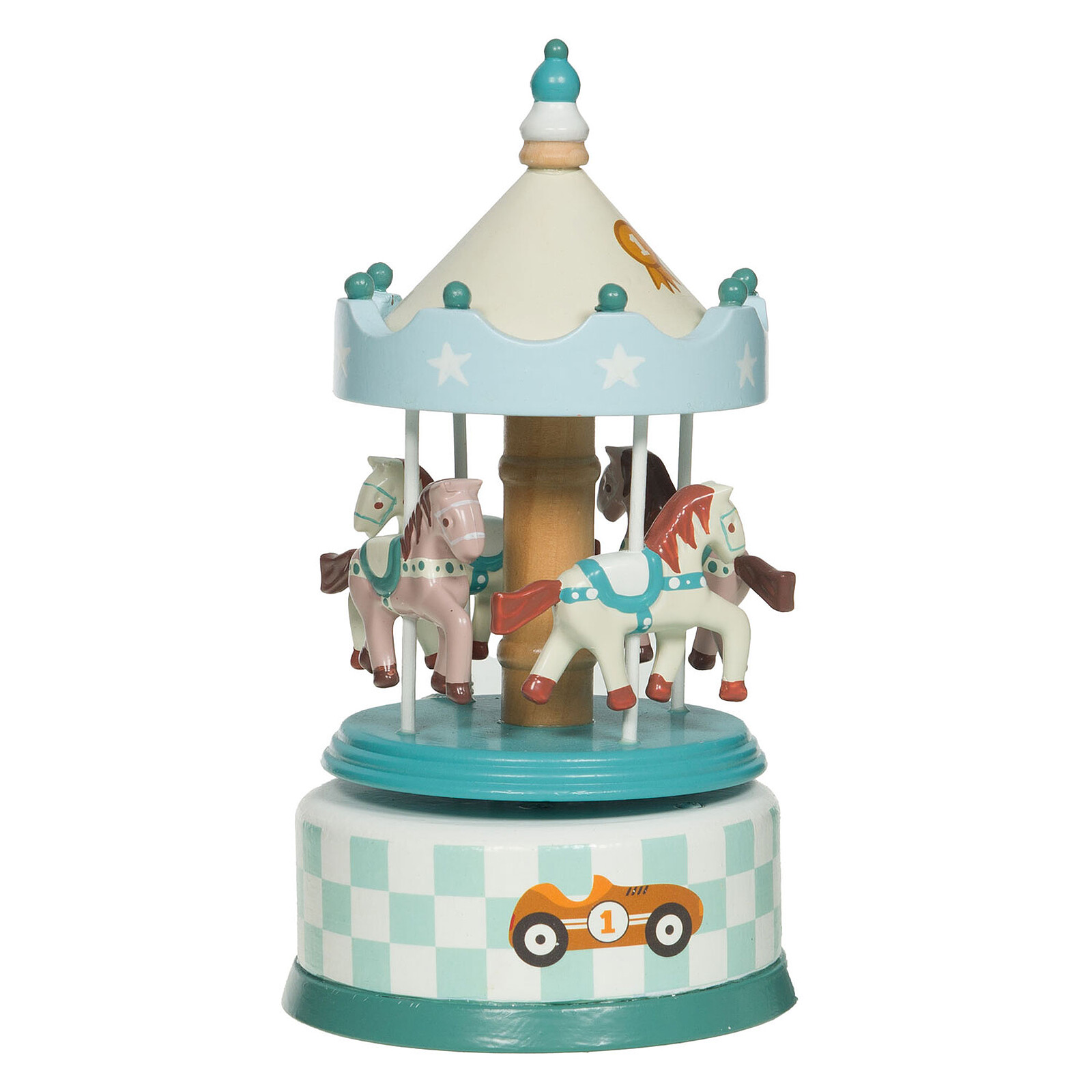 Boîte à Musique Carrousel Rallye Voiture Amadeus