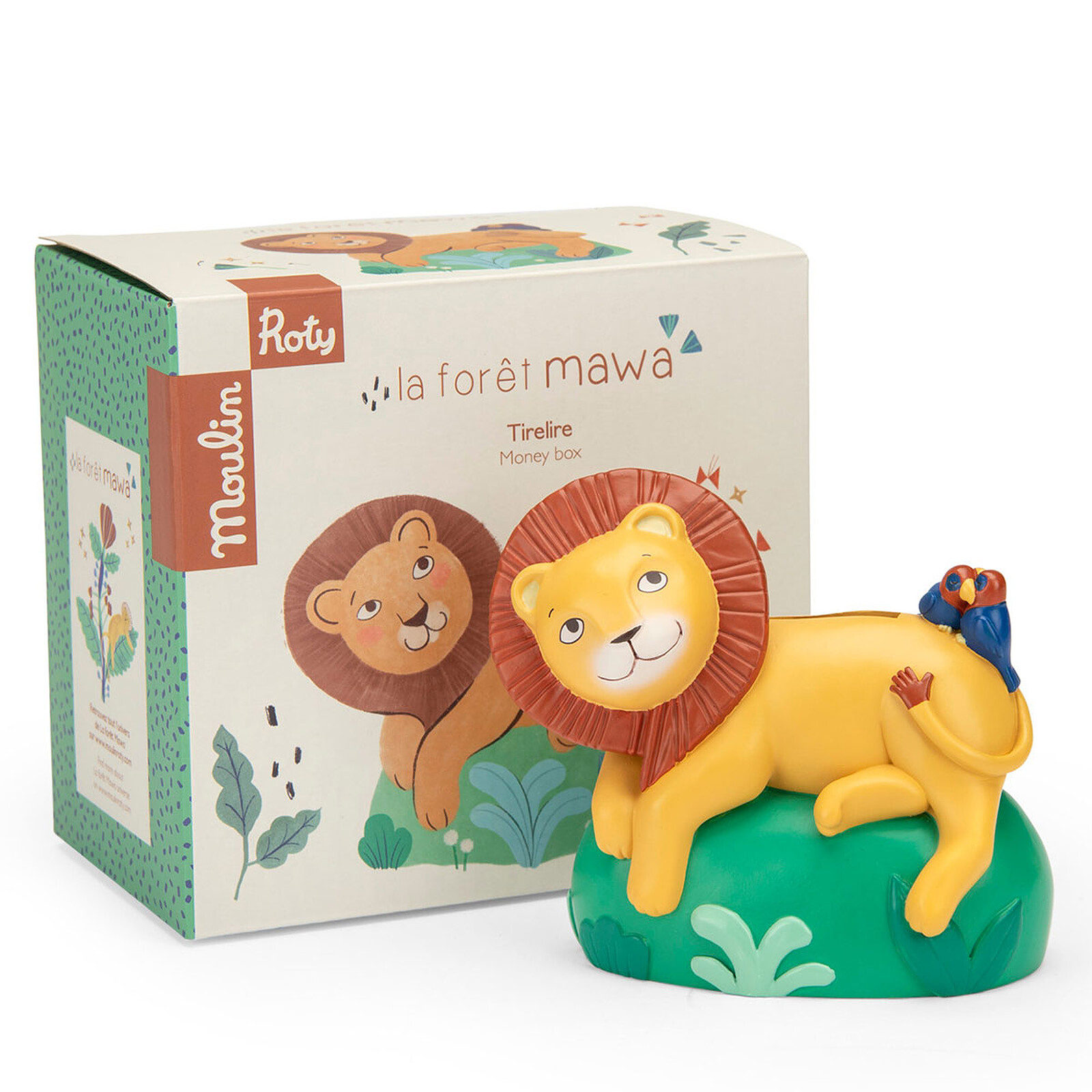 Tirelire Lion - La Forêt Mawa pas cher