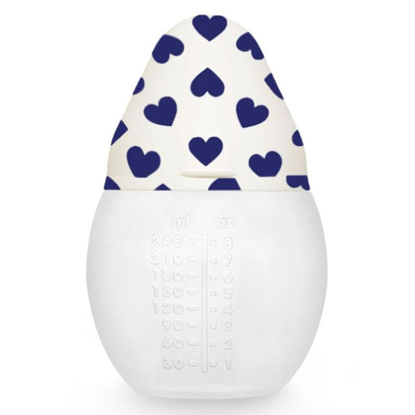 Biberon BibRond Full of Love Blue - 240 ml Elhée