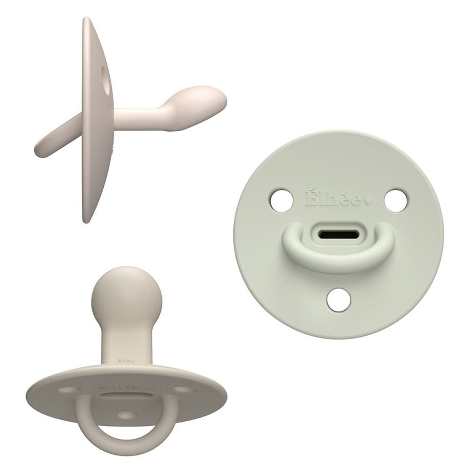 Lot de 3 Sucettes Physiologiques Billie - 6 Mois + Elhée