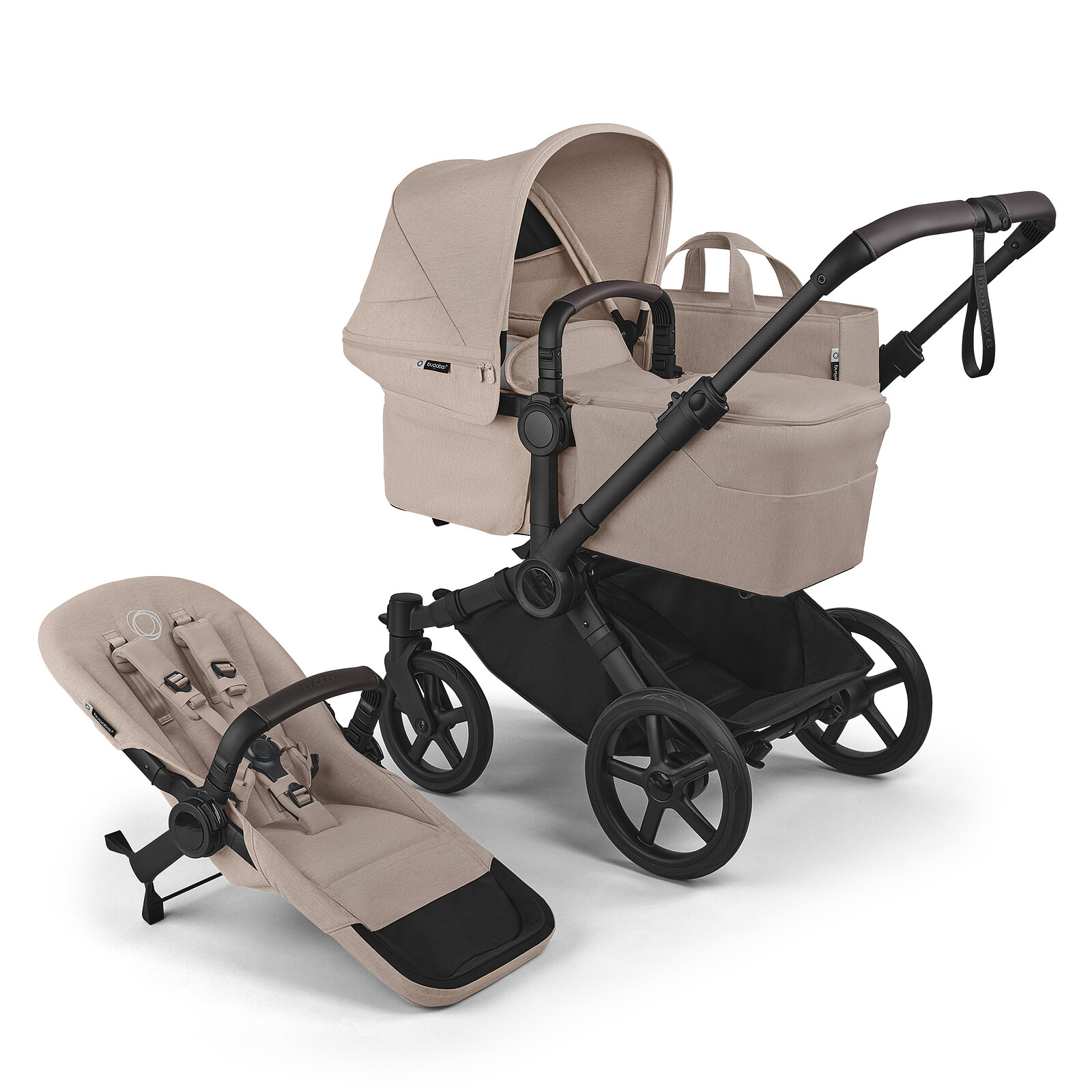 Avis Poussette Donkey 6 Mono Complète - Desert Taupe Melange