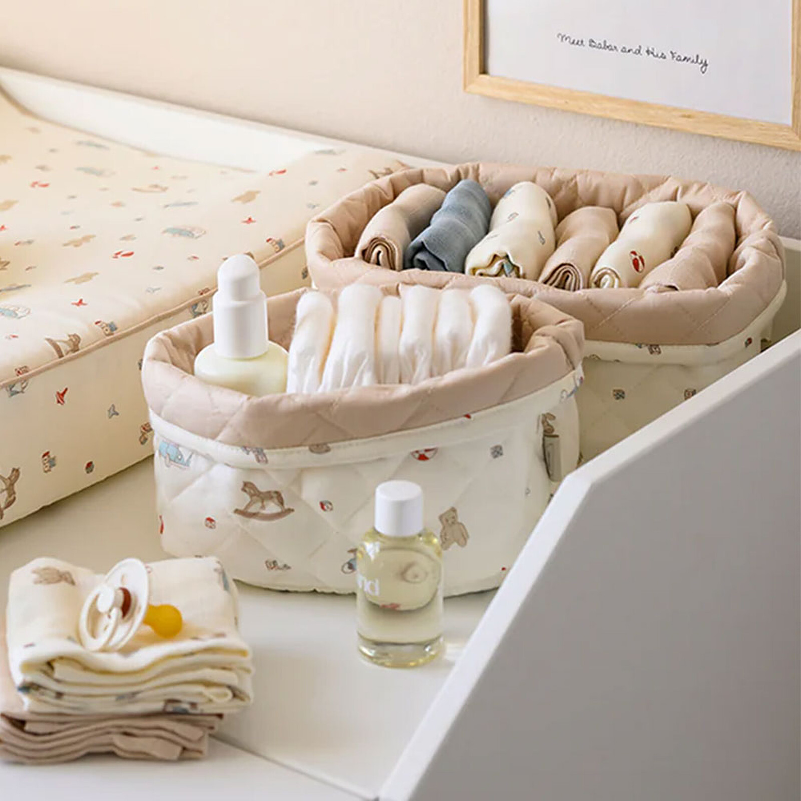 Avis Lot de 2 Paniers de Rangement - Vintage Toys