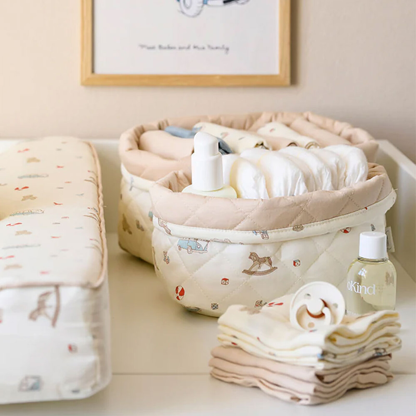 Lot de 2 Paniers de Rangement - Vintage Toys Camcam Copenhagen