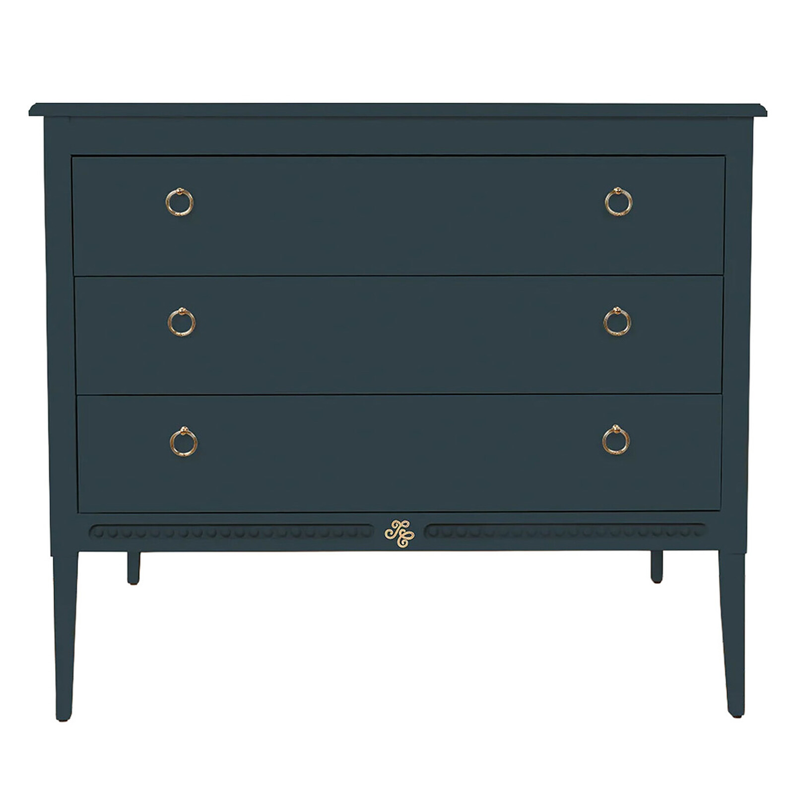 Commode Gustavienne - Bleu Profond Tartine et Chocolat