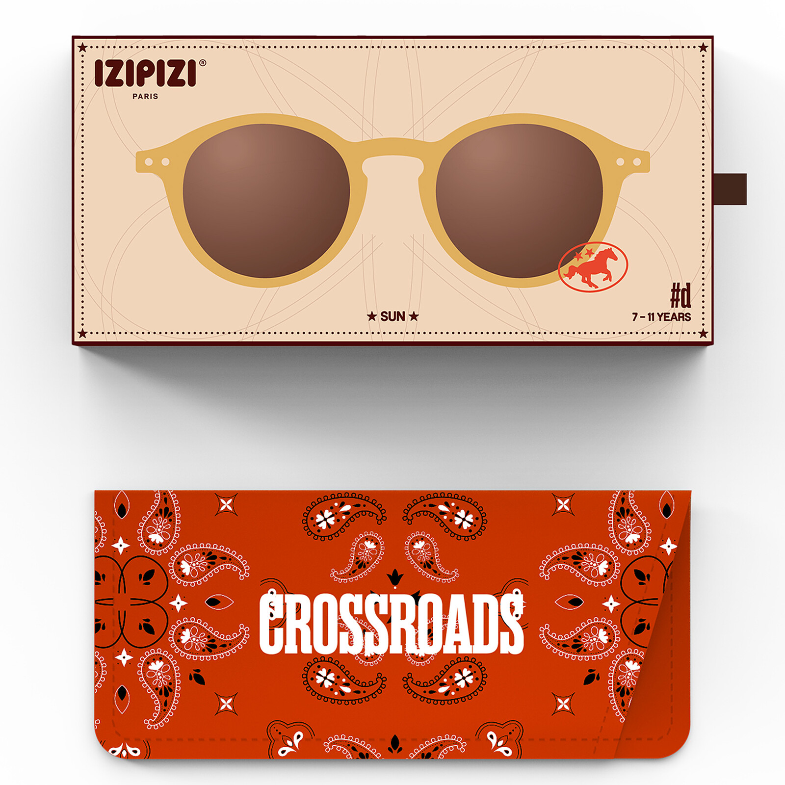 Lunettes de Soleil Junior #D 7/11 Ans - Golden Canyon pas cher