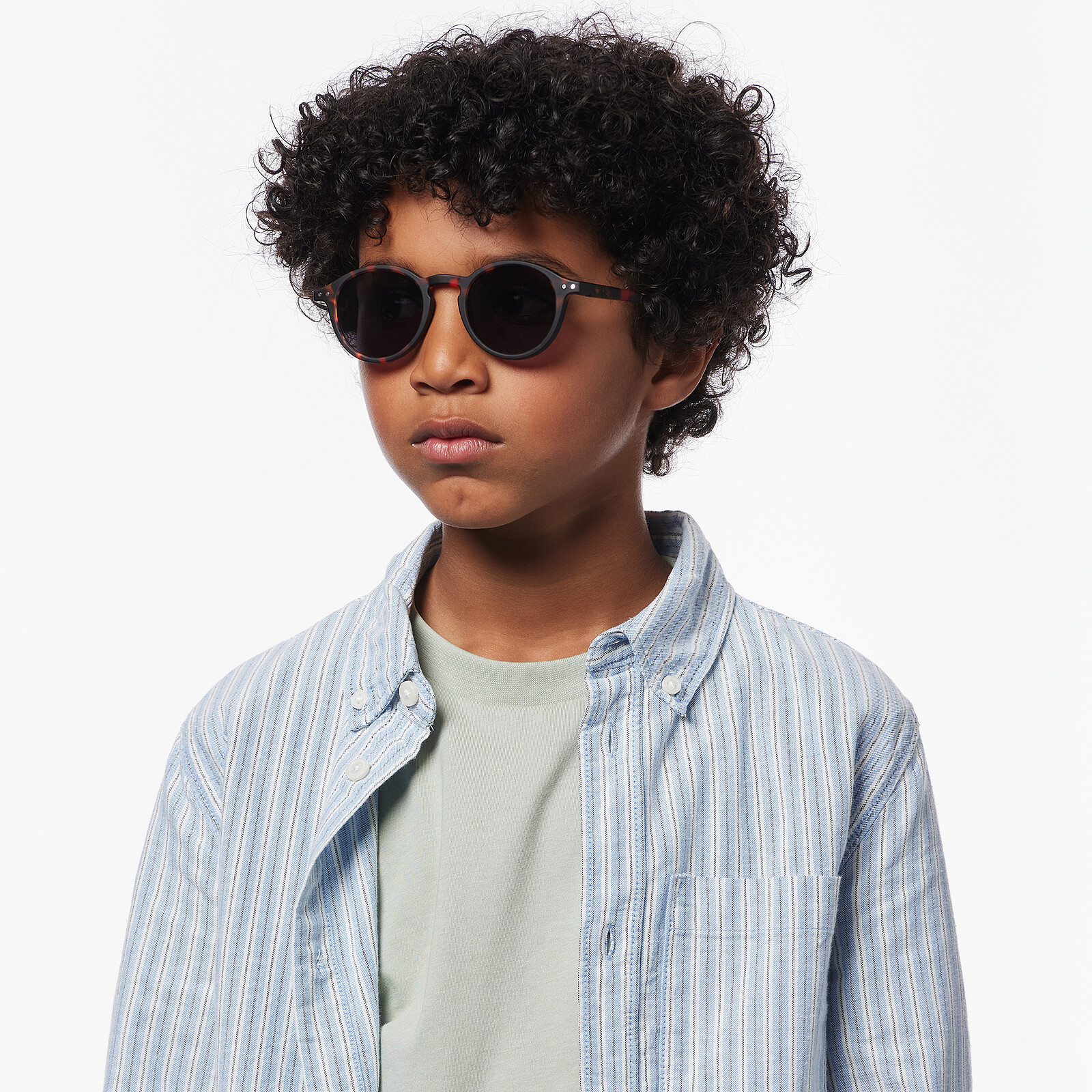 Lunettes de Soleil Junior #D 7/11 Ans - Tortoise pas cher