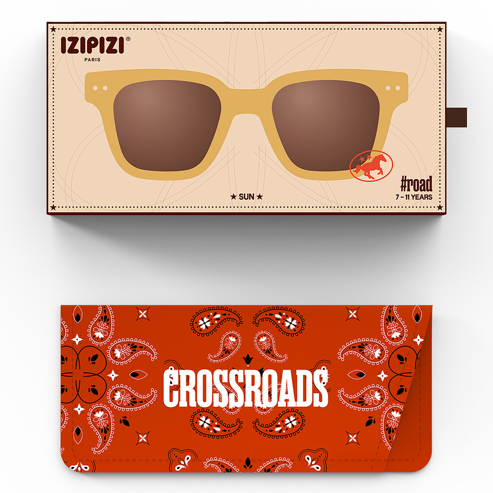 Lunettes de Soleil Junior #Road 7/11 Ans - Golden Canyon pas cher