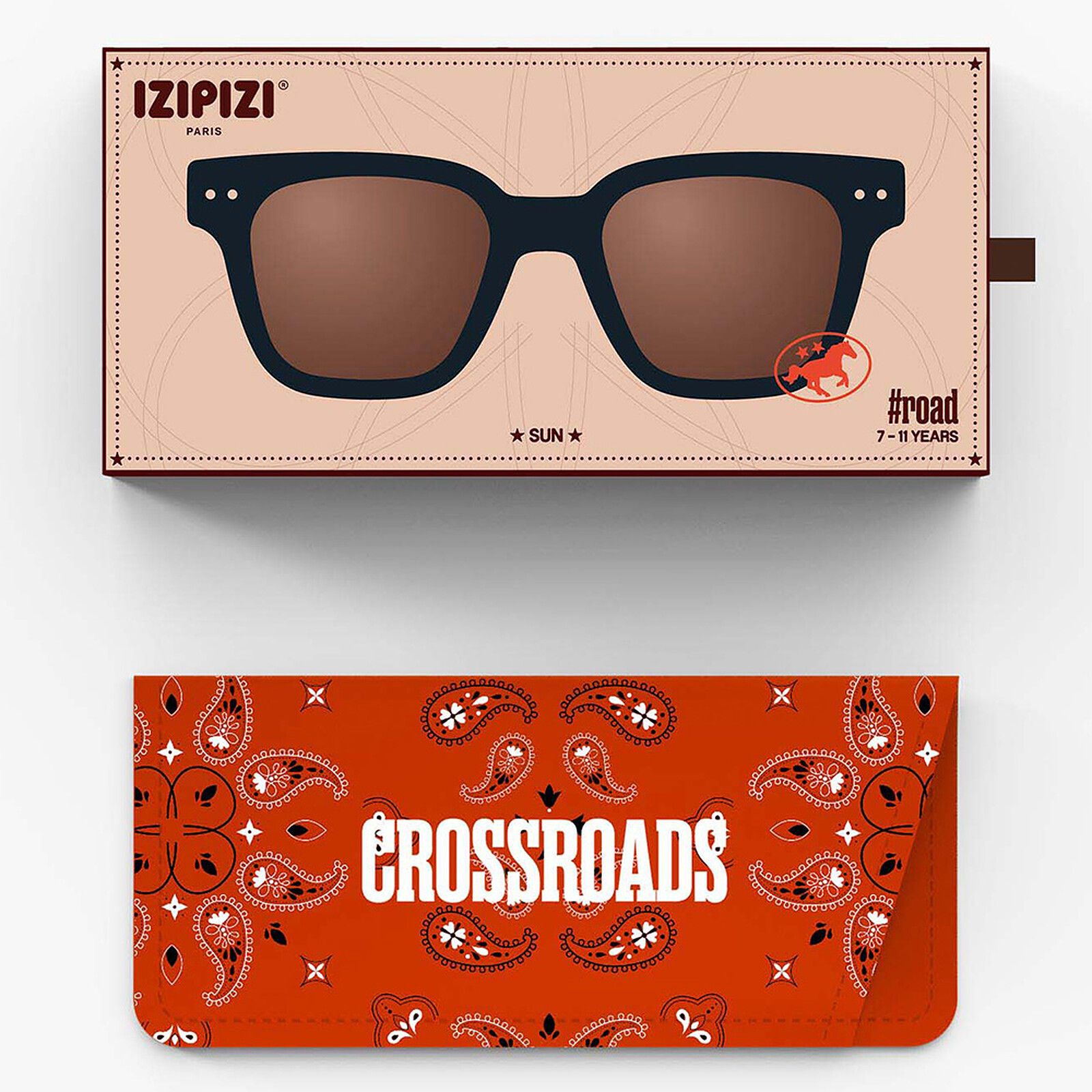 Lunettes de Soleil Junior #Road 7/11 Ans - Black Road  pas cher