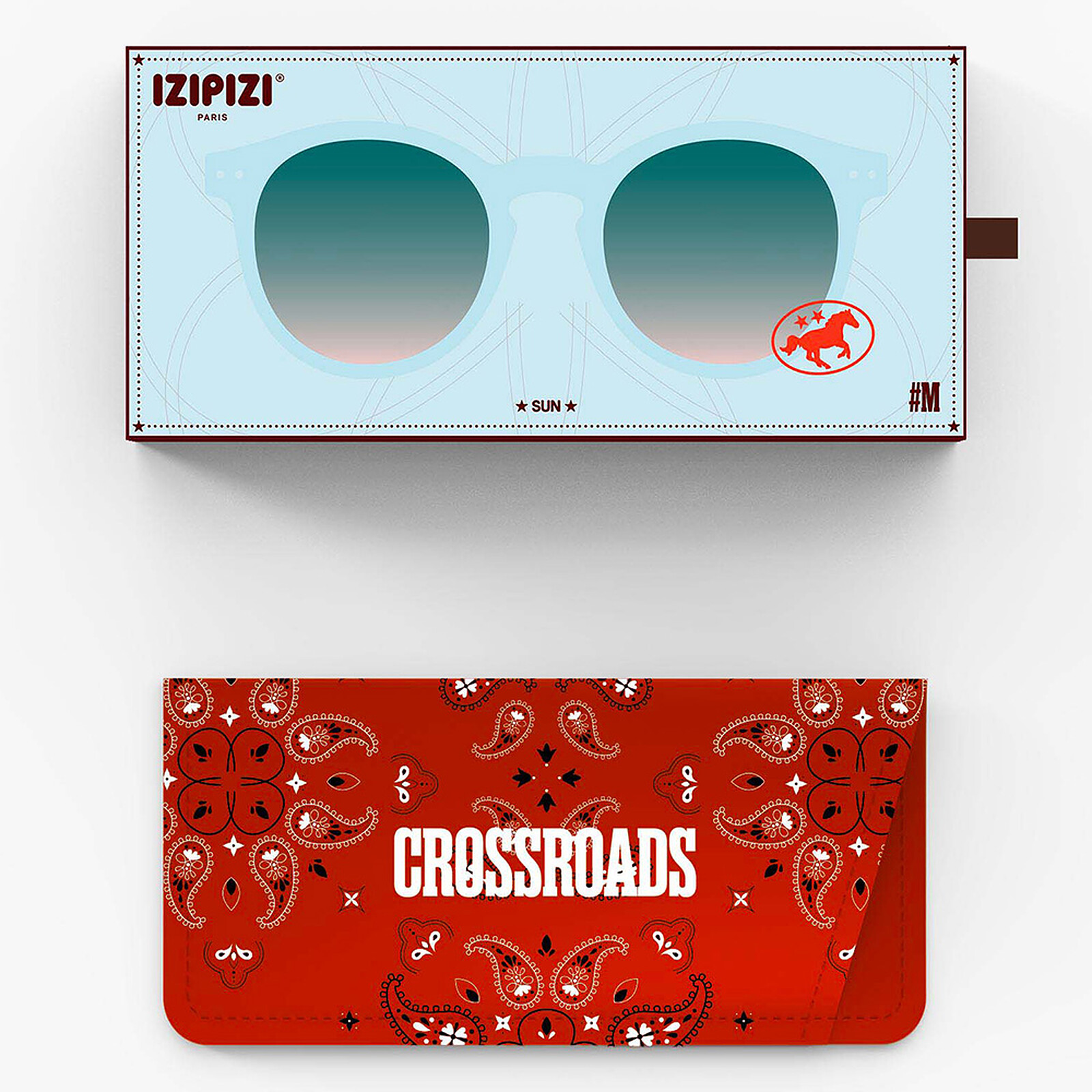 Lunettes de Soleil Adulte #M - Turquoise Stone pas cher