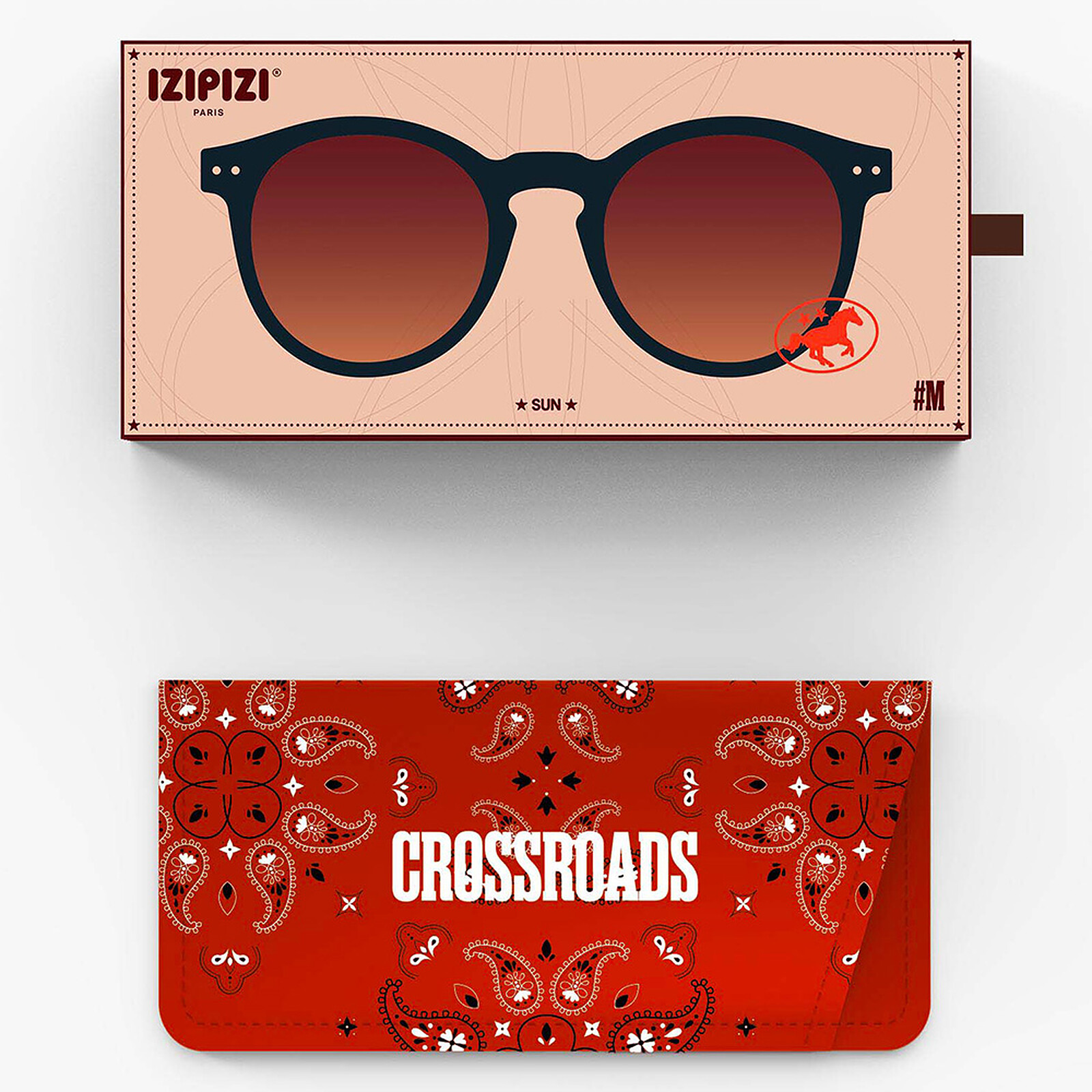 Lunettes de Soleil Adulte #M - Black Road pas cher