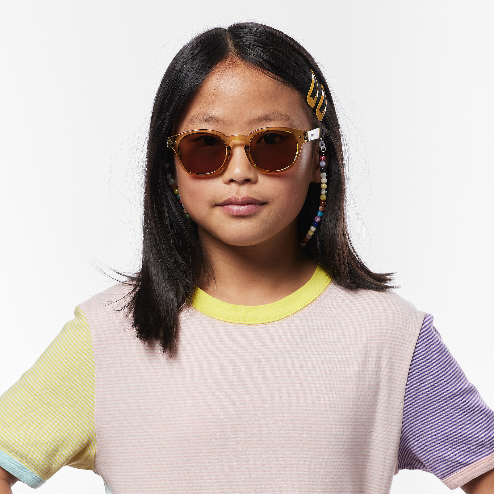 Lunettes de Soleil Junior #C 7/11 Ans - Golden Green pas cher