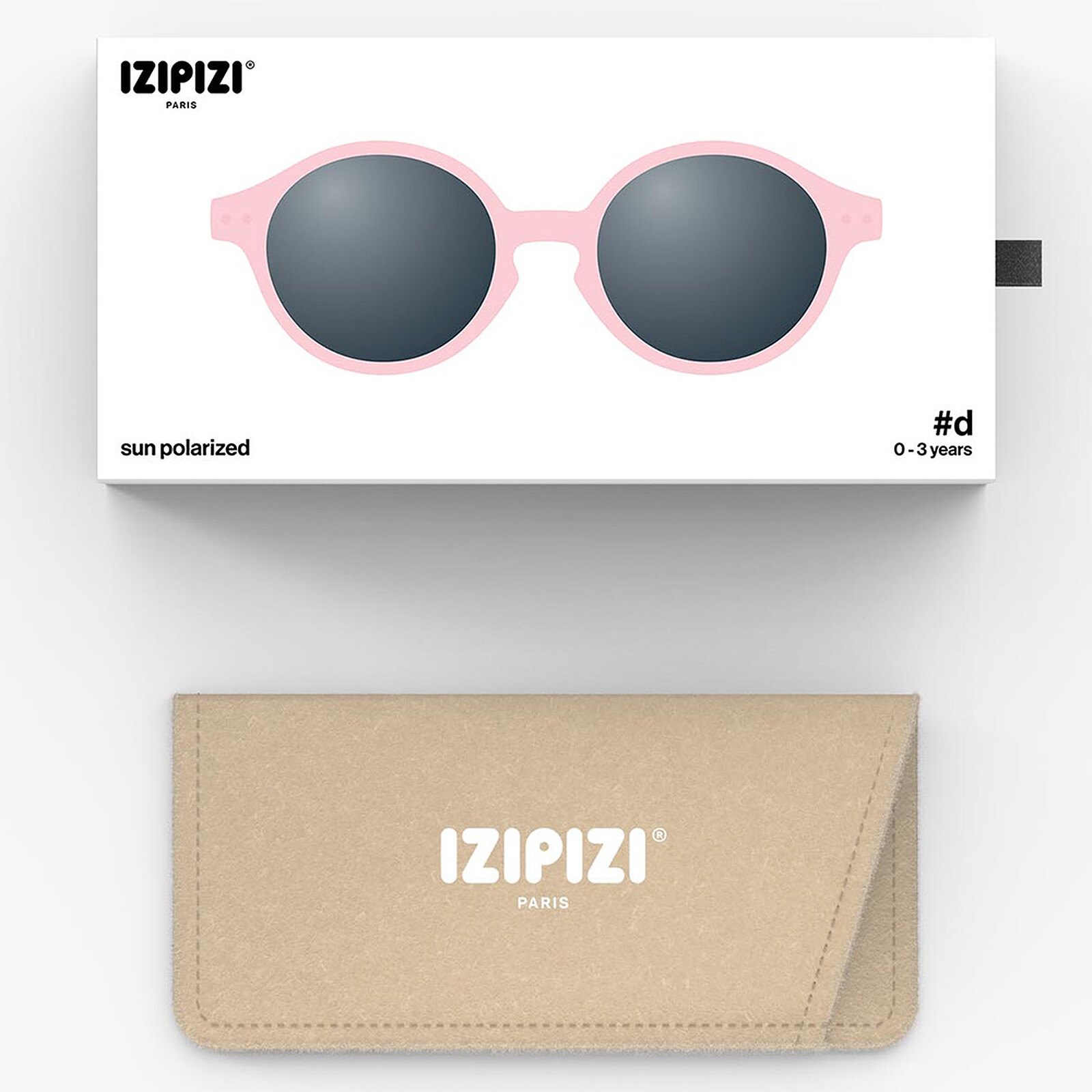 Lunettes de Soleil Baby #D 0/3 Ans - Pastel Pink pas cher