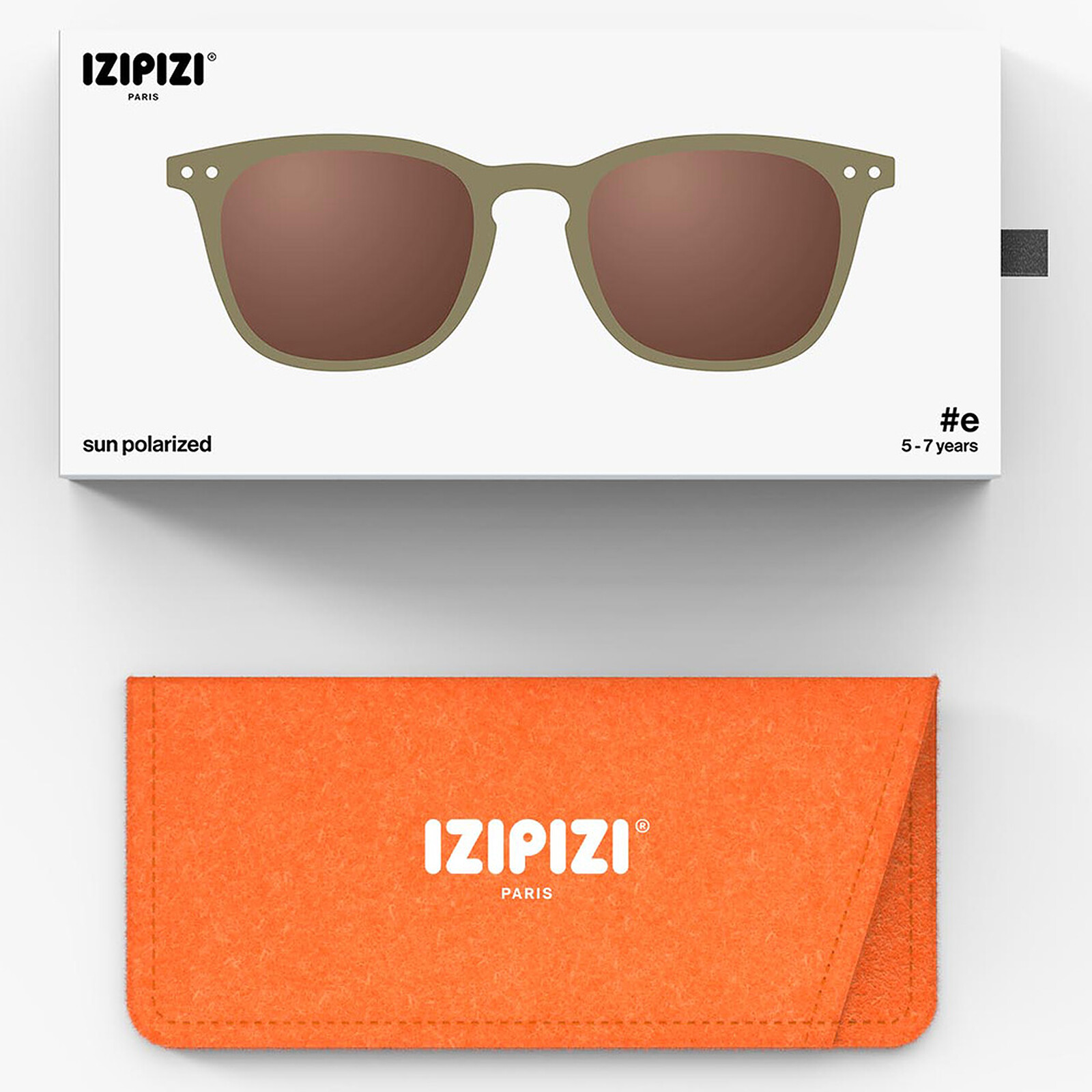 Lunettes de Soleil Kids #E 5/7 Ans - Olive pas cher