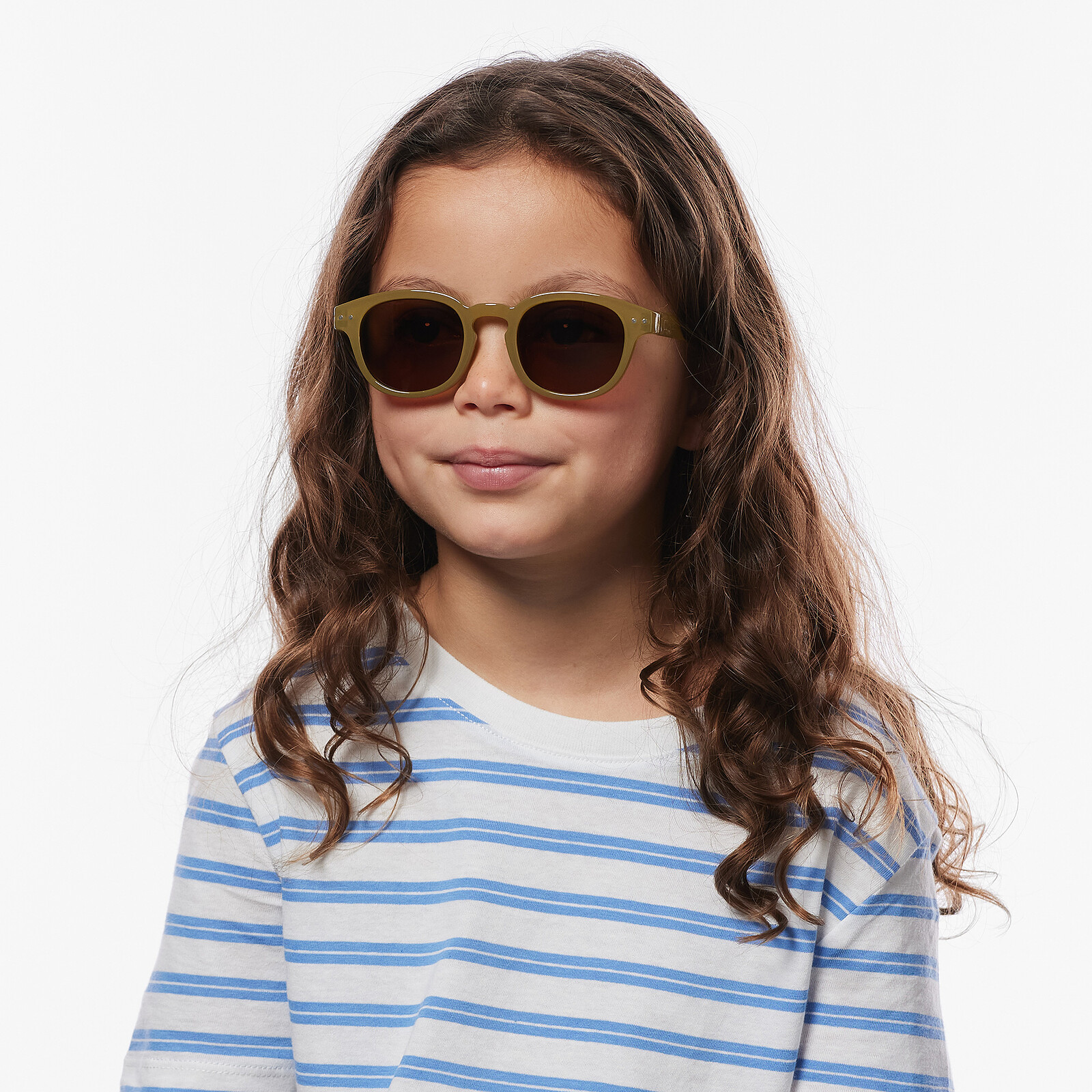 Lunettes de Soleil Kids #C 5/7 Ans - Olive pas cher