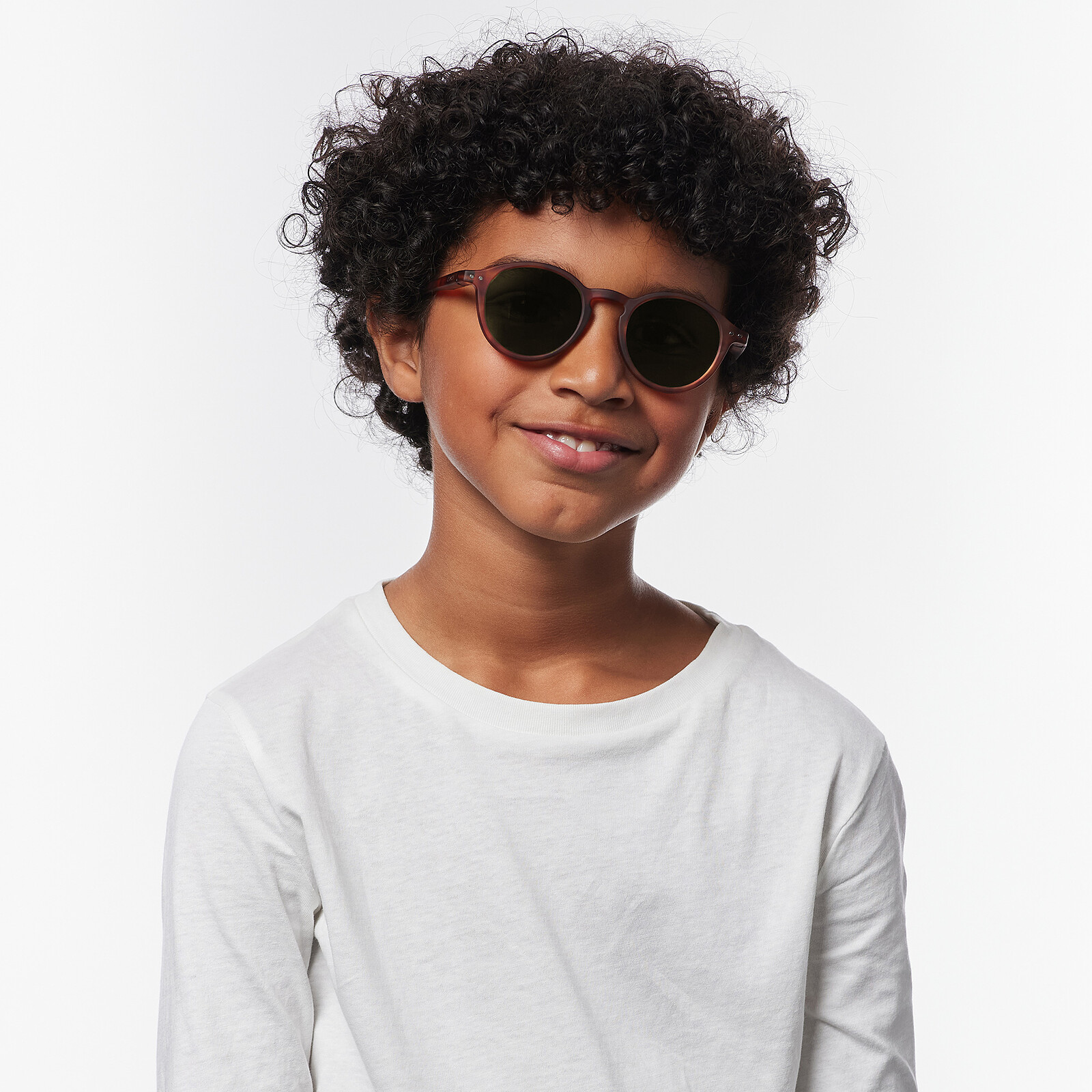 Lunettes de Soleil Junior #D 7/11 Ans - Havane pas cher