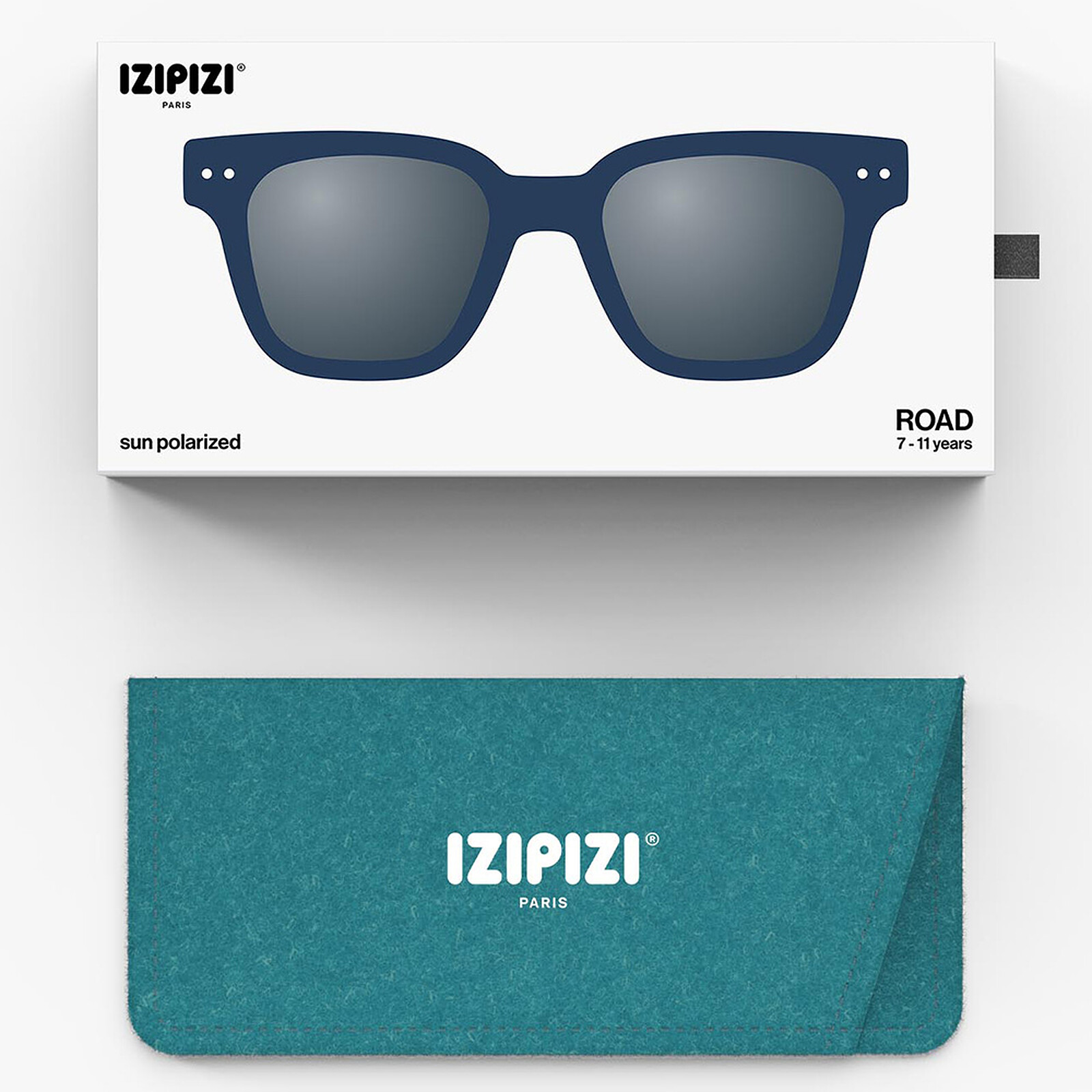 Lunettes de Soleil Junior #Road 7/11 Ans - Navy Blue pas cher