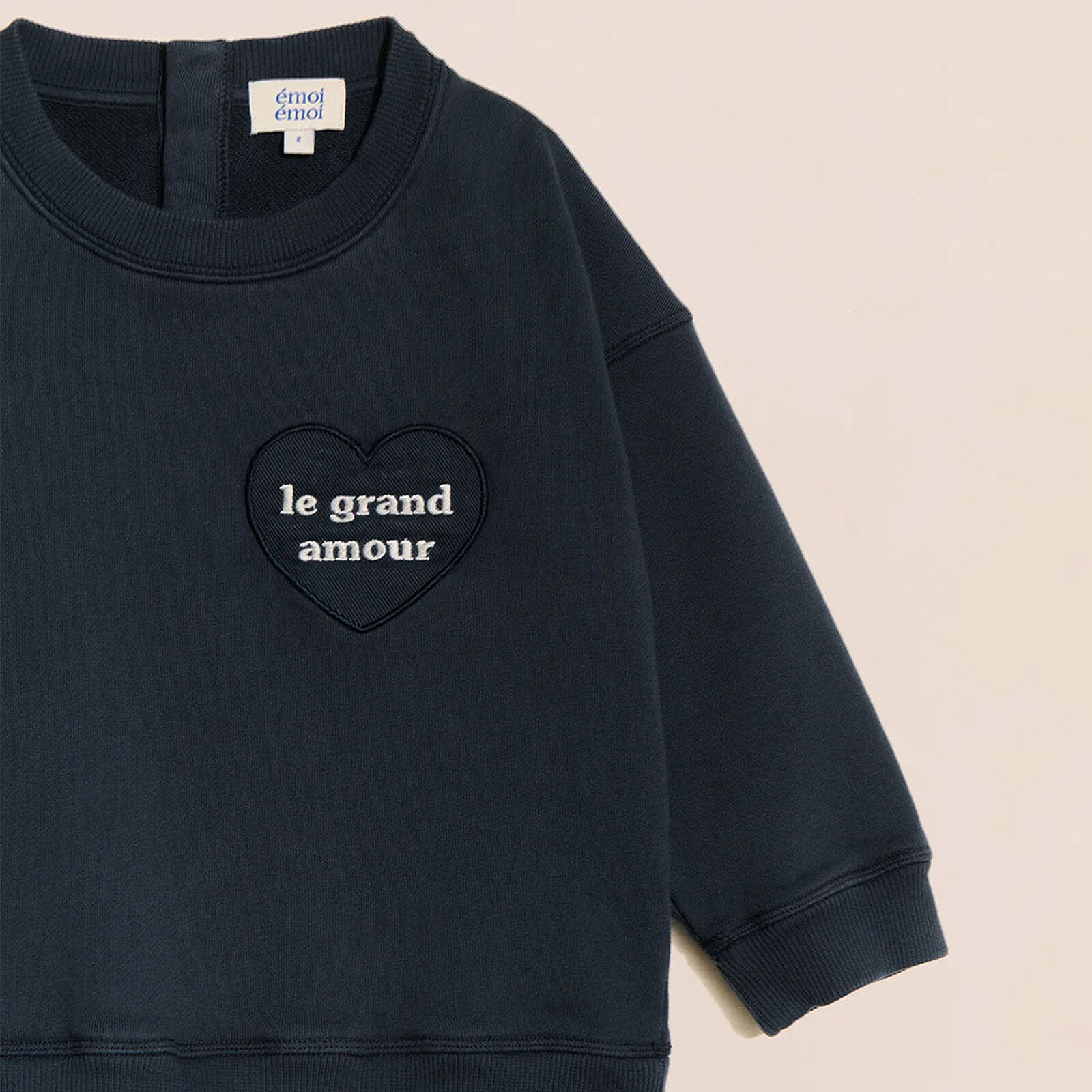 Achat Sweat Le Grand Amour Charbon - 12 Mois