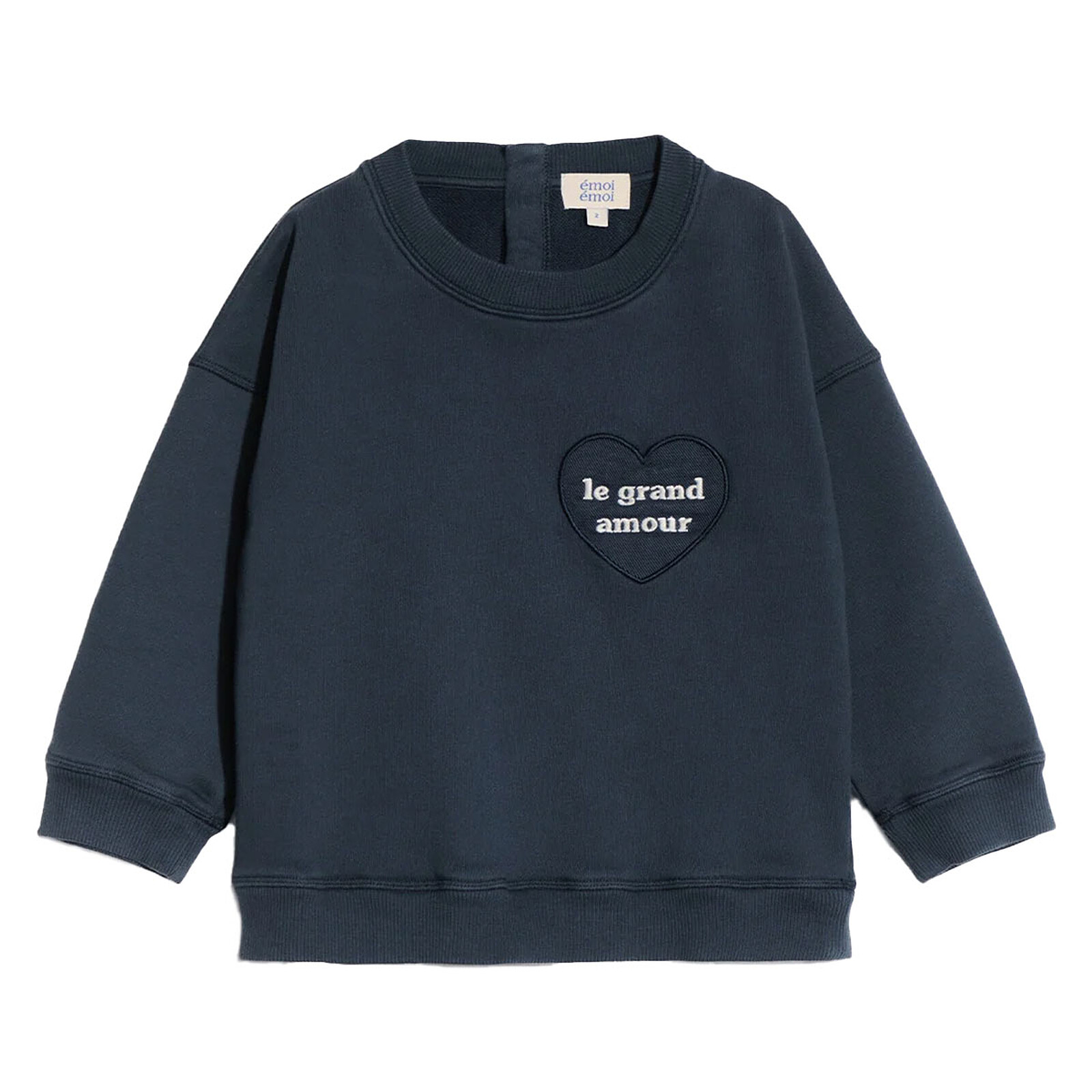 Sweat Le Grand Amour Charbon - 4 Ans émoi émoi