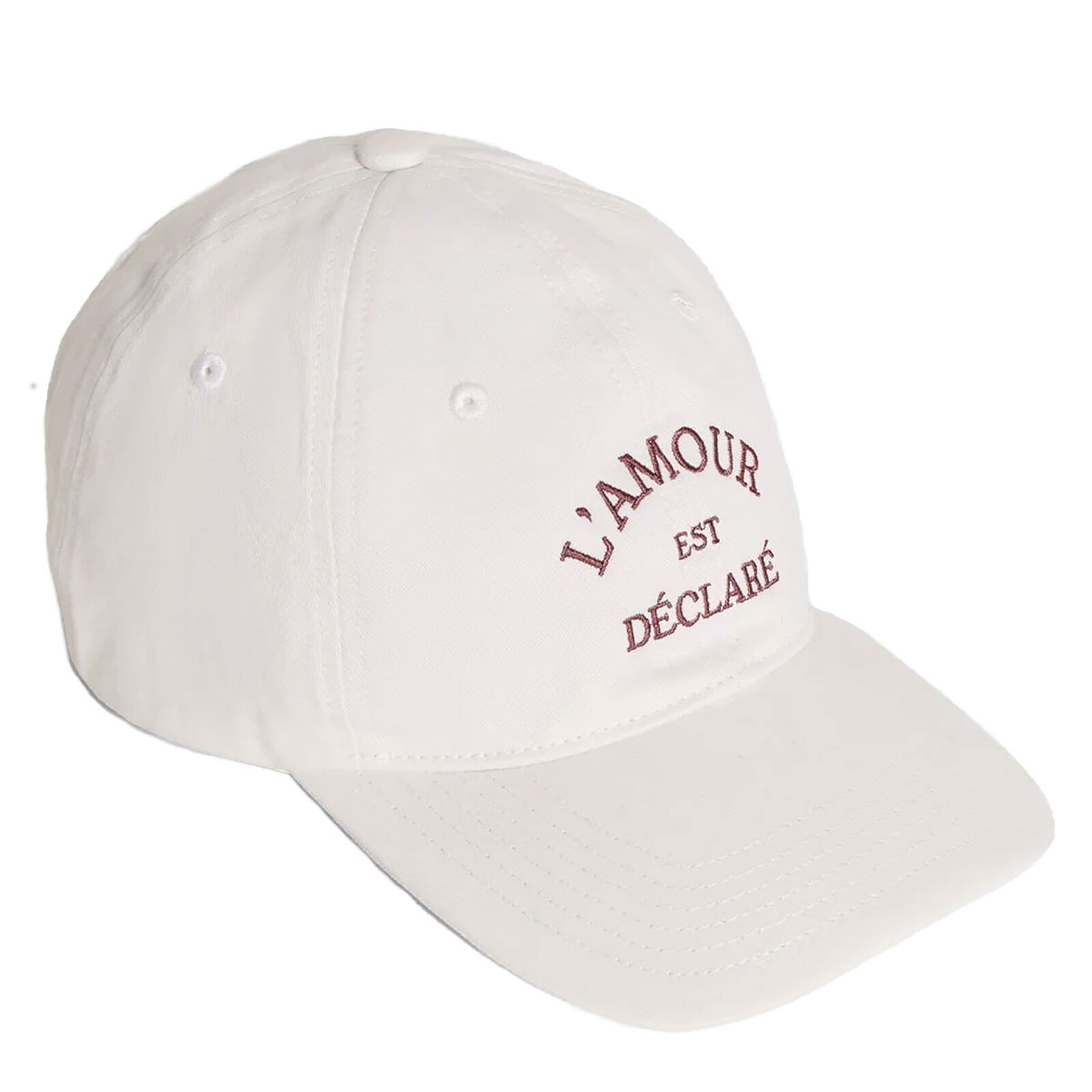 Casquette L'Amour est Déclaré - Ivoire et Chocolat émoi émoi