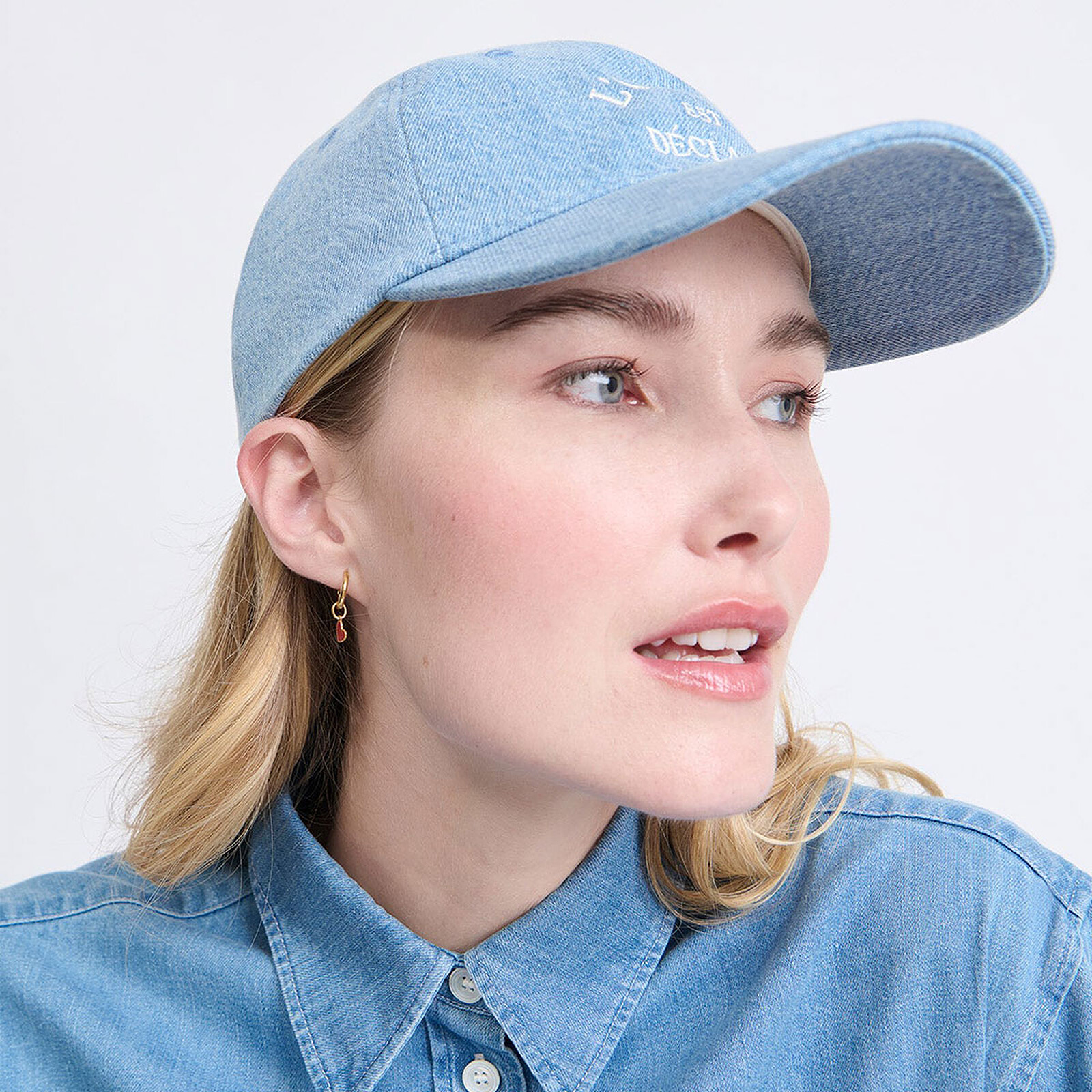 Avis Casquette L'Amour est Déclaré - Denim Clair