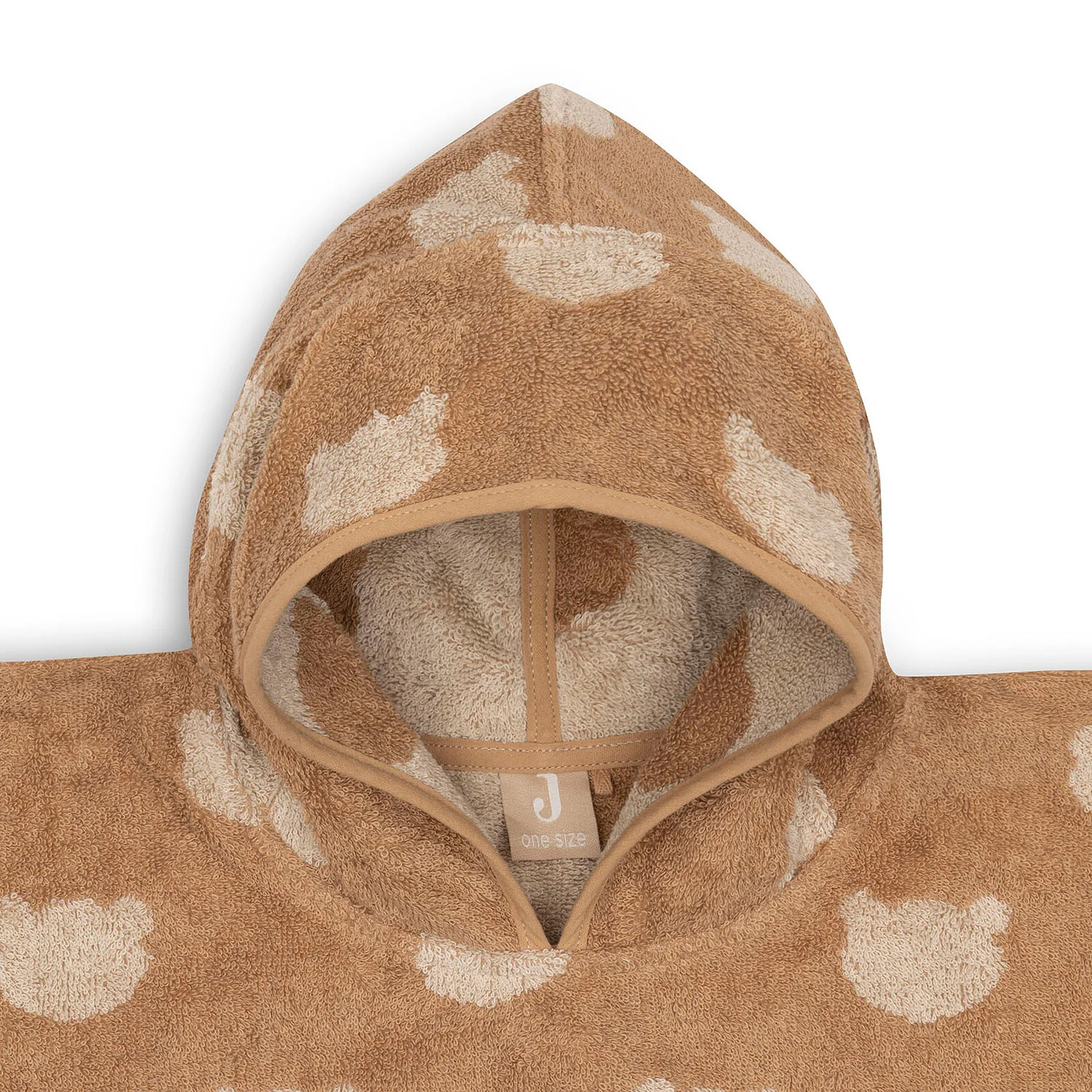 Achat Poncho de Bain Eponge Jacquard Réversible - Teddy Bear Biscuit