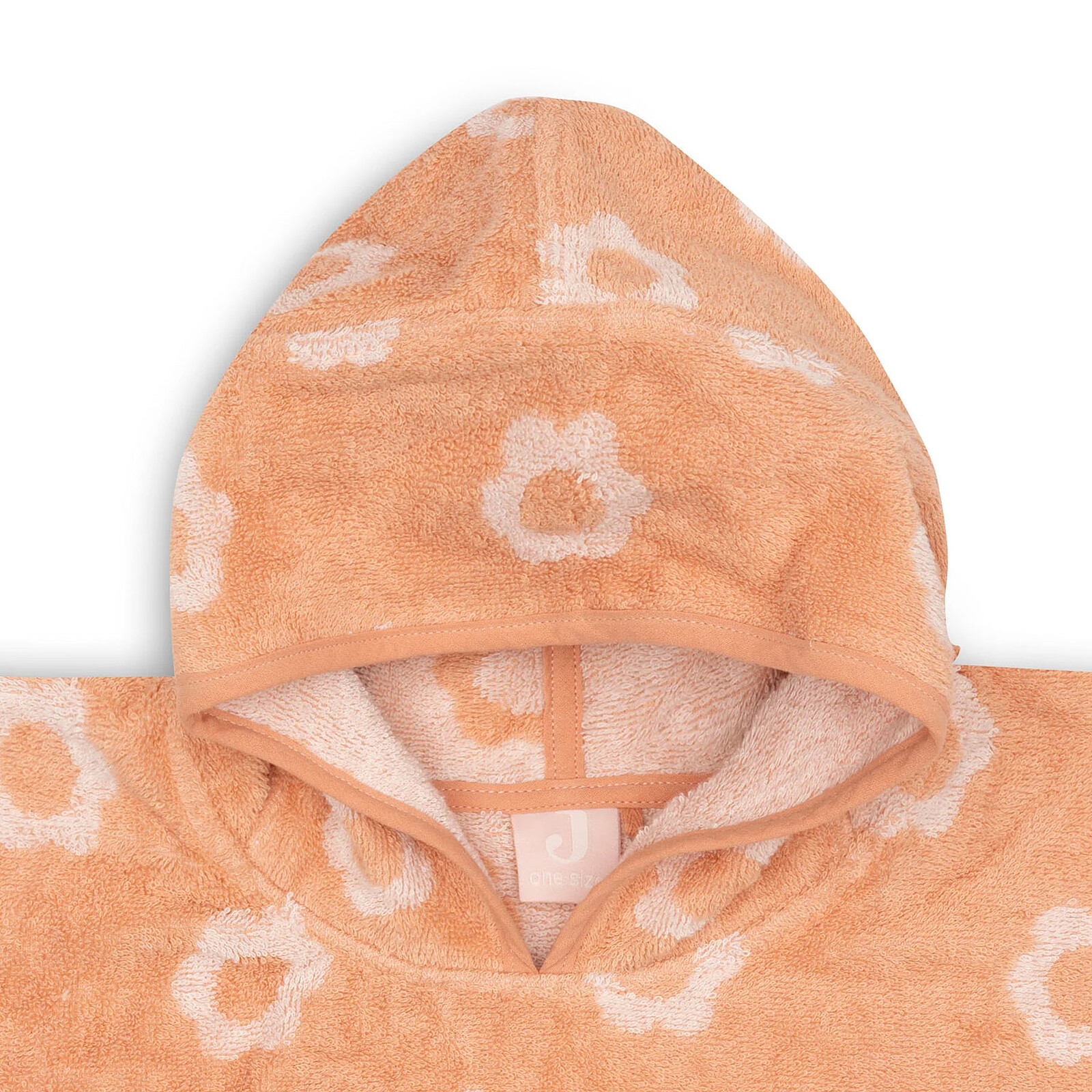 Achat Poncho de Bain Eponge Jacquard Réversible - Flower Blush