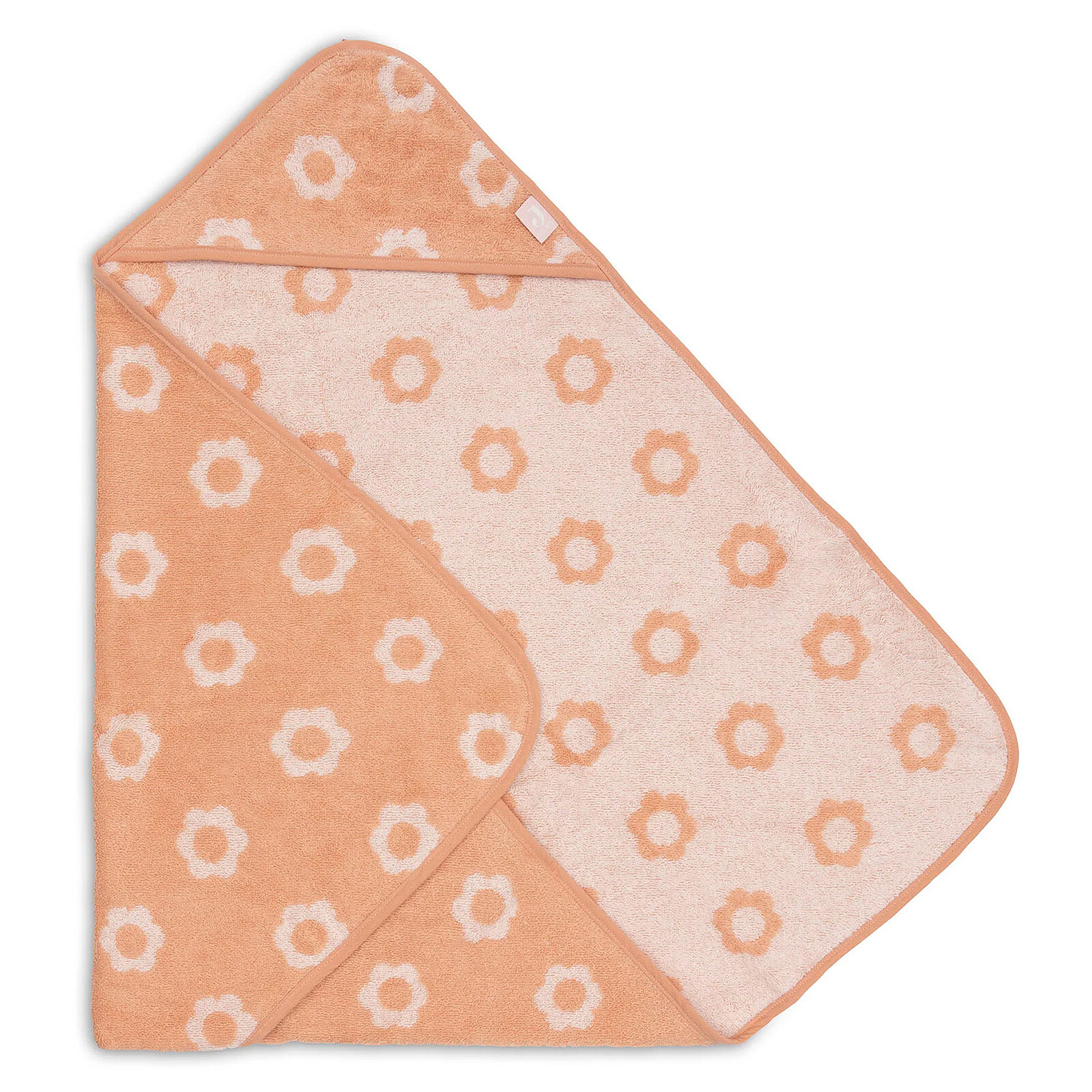 Cape de Bain Eponge Jacquart - Flower Blush Jollein